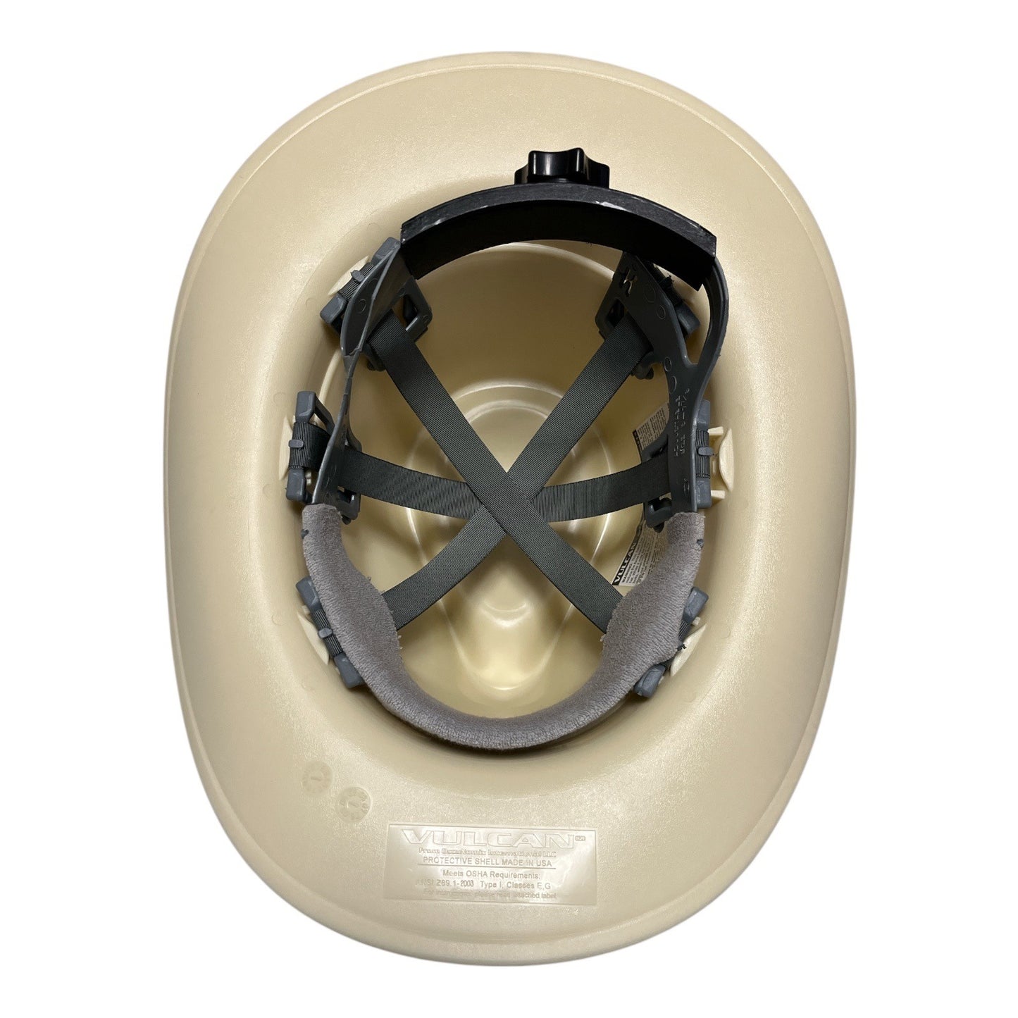 Vulcan Western Style Full Brim Hard Hat ANSI Z89.1 Type I Class E G Tan