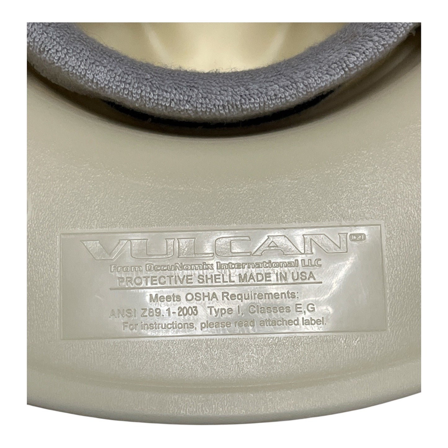 Vulcan Western Style Full Brim Hard Hat ANSI Z89.1 Type I Class E G Tan