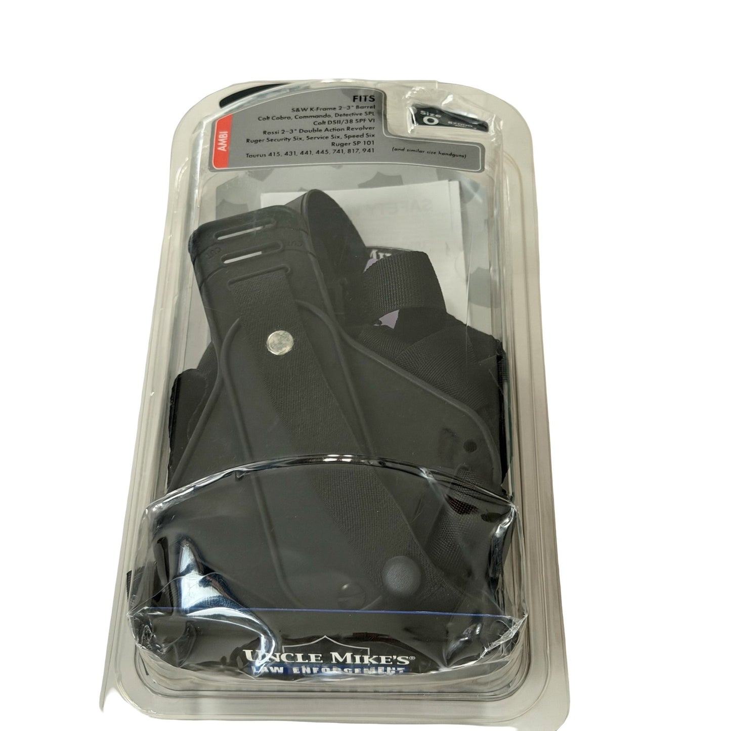 Uncle Mike’s Cross Harness Shoulder Holster Size 0 Revolver Fit New Sealed