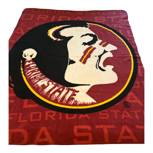 Florida State Seminoles Fleece Blanket by The Northwest Company – 50 x 60 – Garnet & Gold
