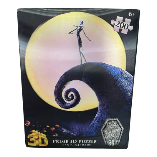 The Nightmare Before Christmas 3D Puzzle - 200pcs, 30th Anniversary, New