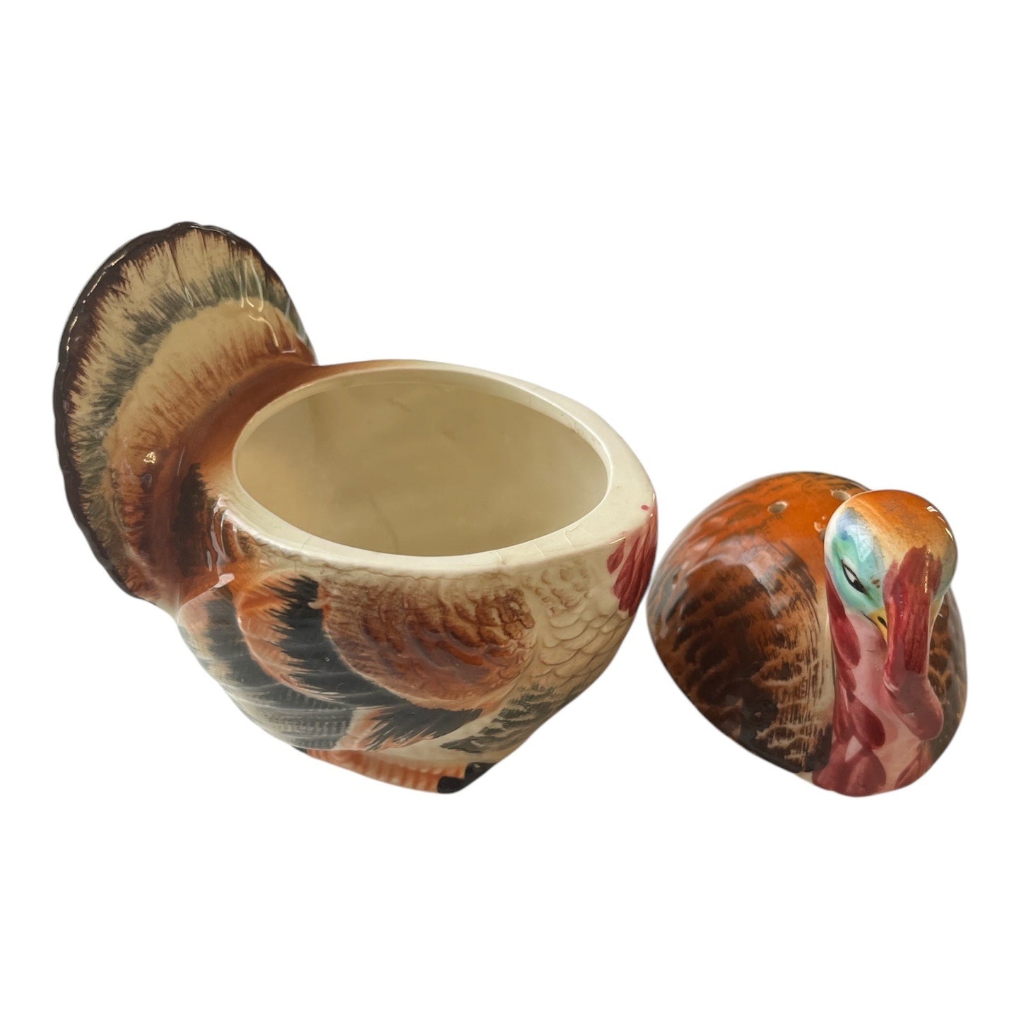 Mid Century Turkey-Shaped Ceramic Salt Shaker – Made in Japan