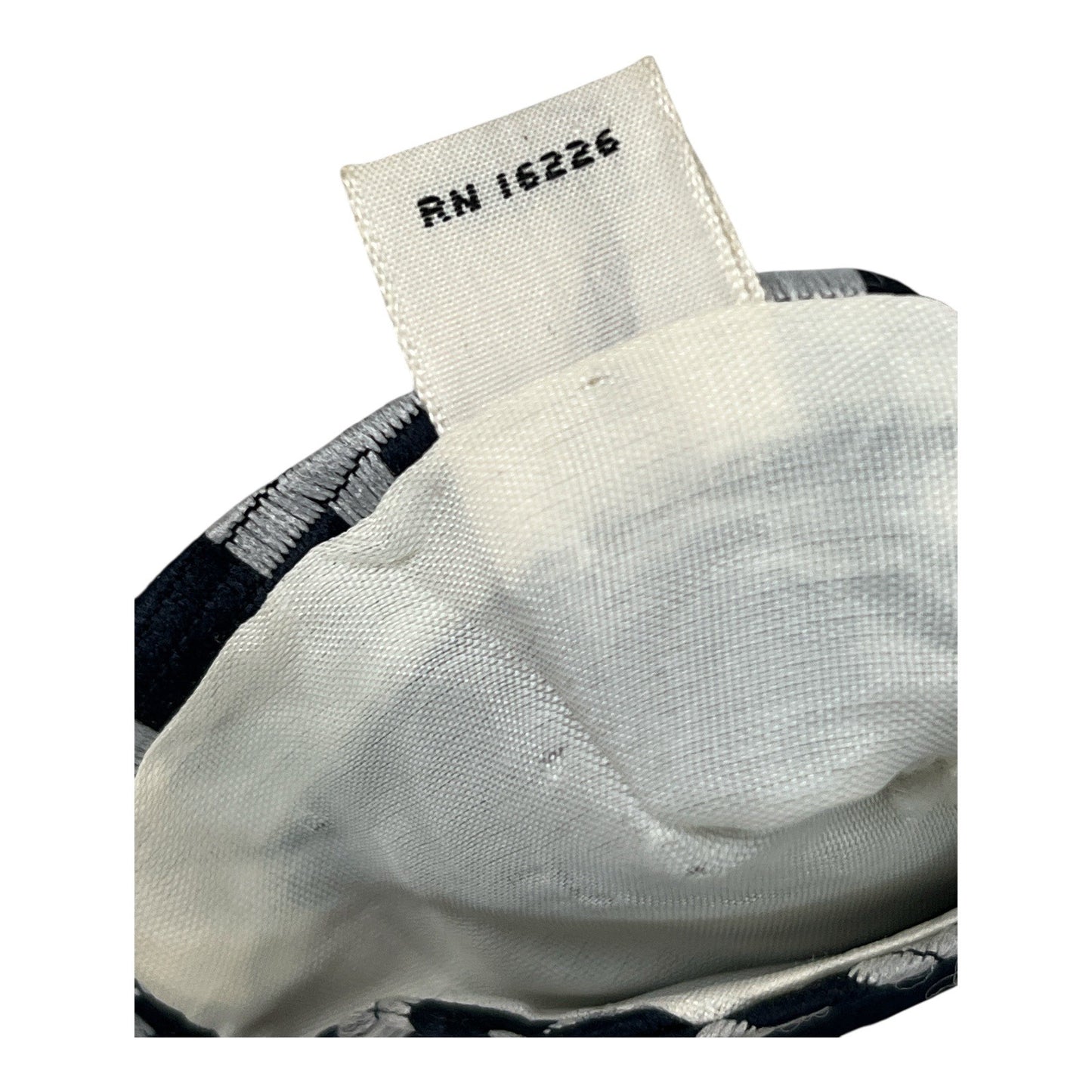 Vintage Continental Clothing Geometric Neck Tie Black Gray Harlem Irving Plaza