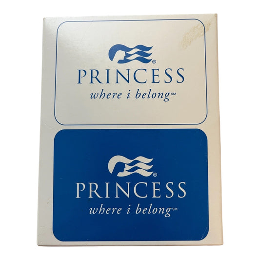 Princess Cruises Double Deck Playing Cards – “Where I Belong” – 1 Opened, 1 Sealed – Made in USA – c. 2004