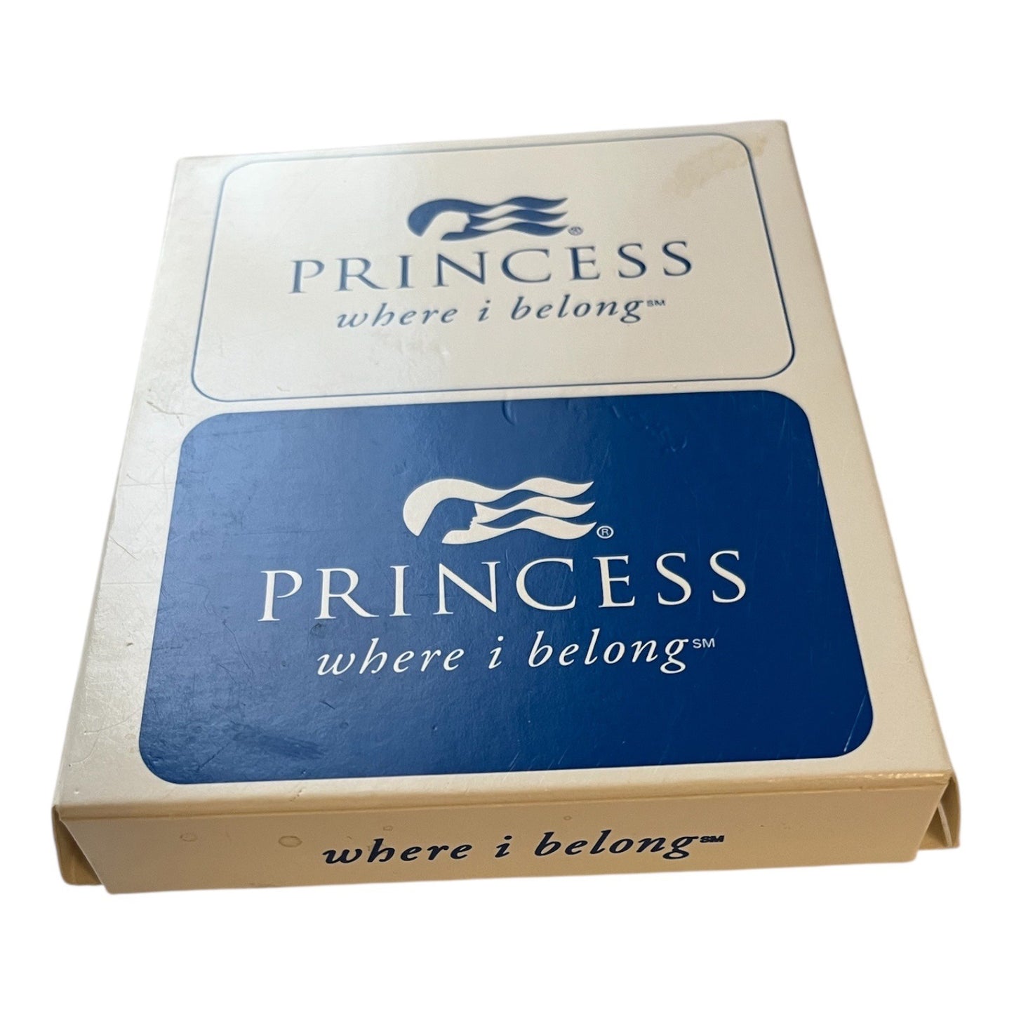 Princess Cruises Double Deck Playing Cards – “Where I Belong” – 1 Opened, 1 Sealed – Made in USA – c. 2004