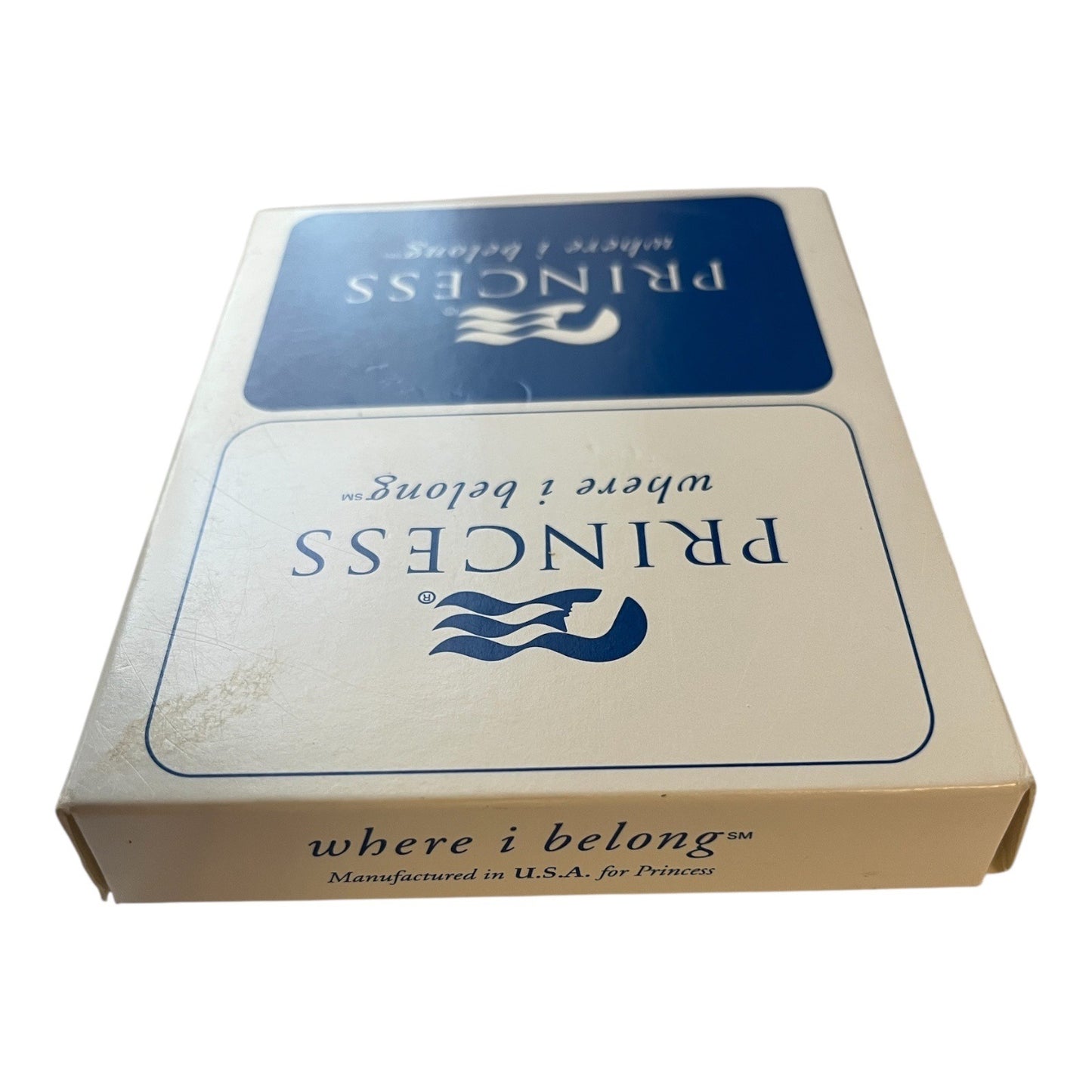 Princess Cruises Double Deck Playing Cards – “Where I Belong” – 1 Opened, 1 Sealed – Made in USA – c. 2004