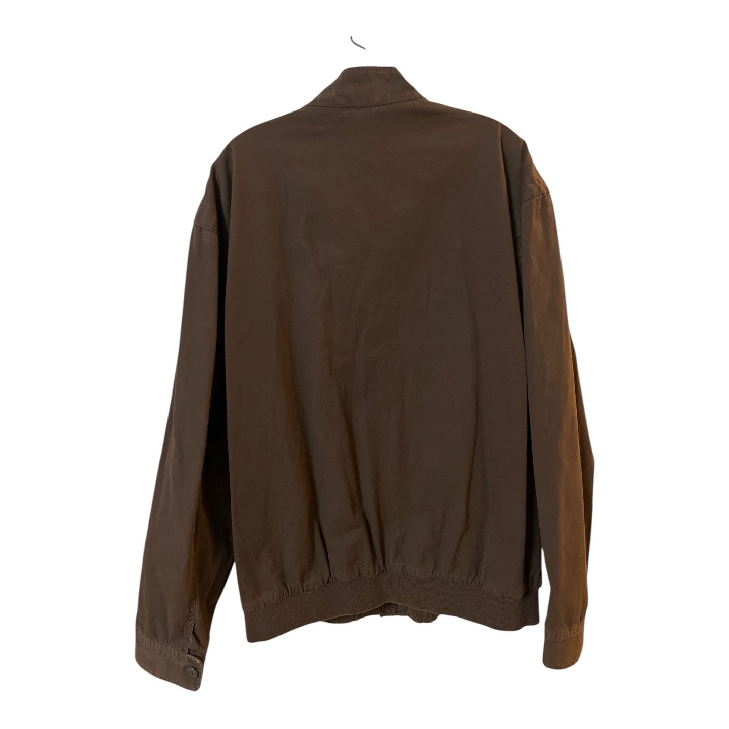 GAP Brown Zip Front Jacket Men’s 2XL Lightweight Casual Coat Early 2000s