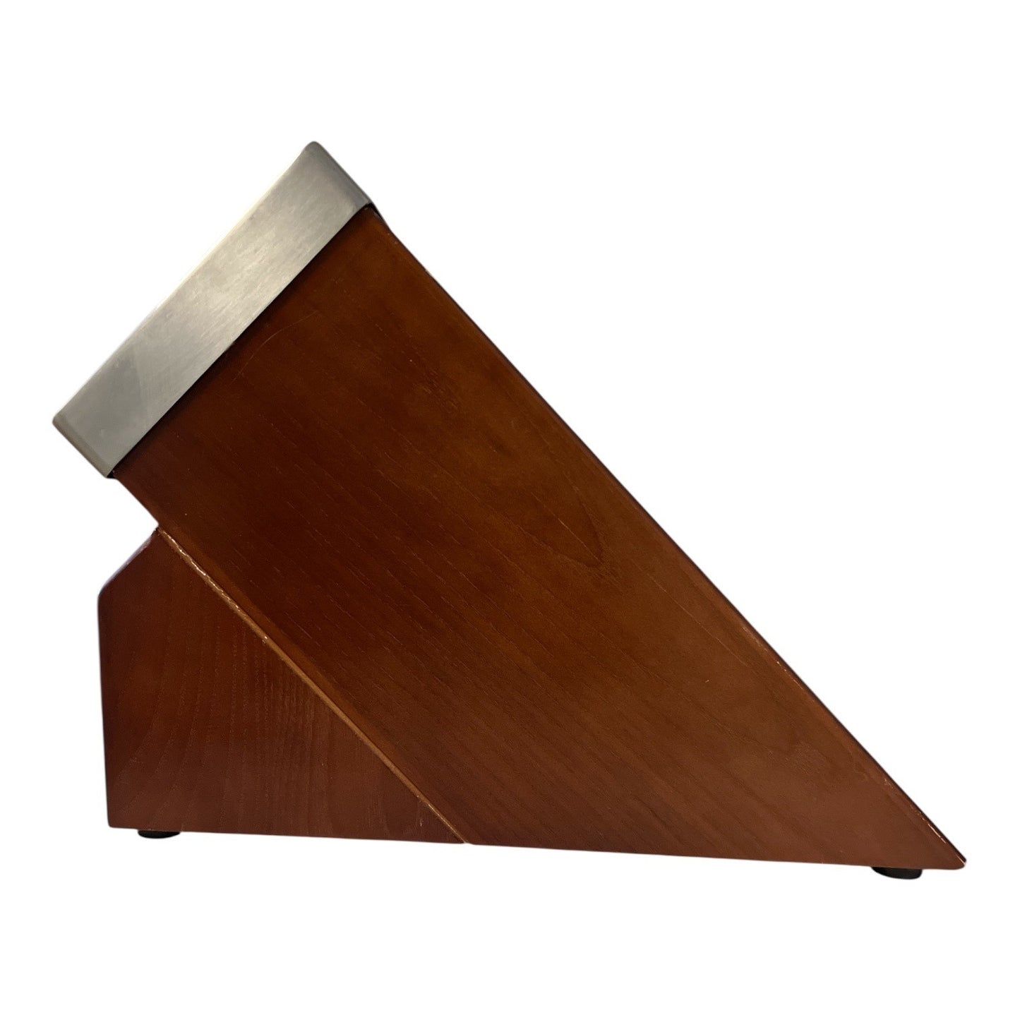 Henckels Self-Sharpening Wooden Knife Block with Stainless Steel Top