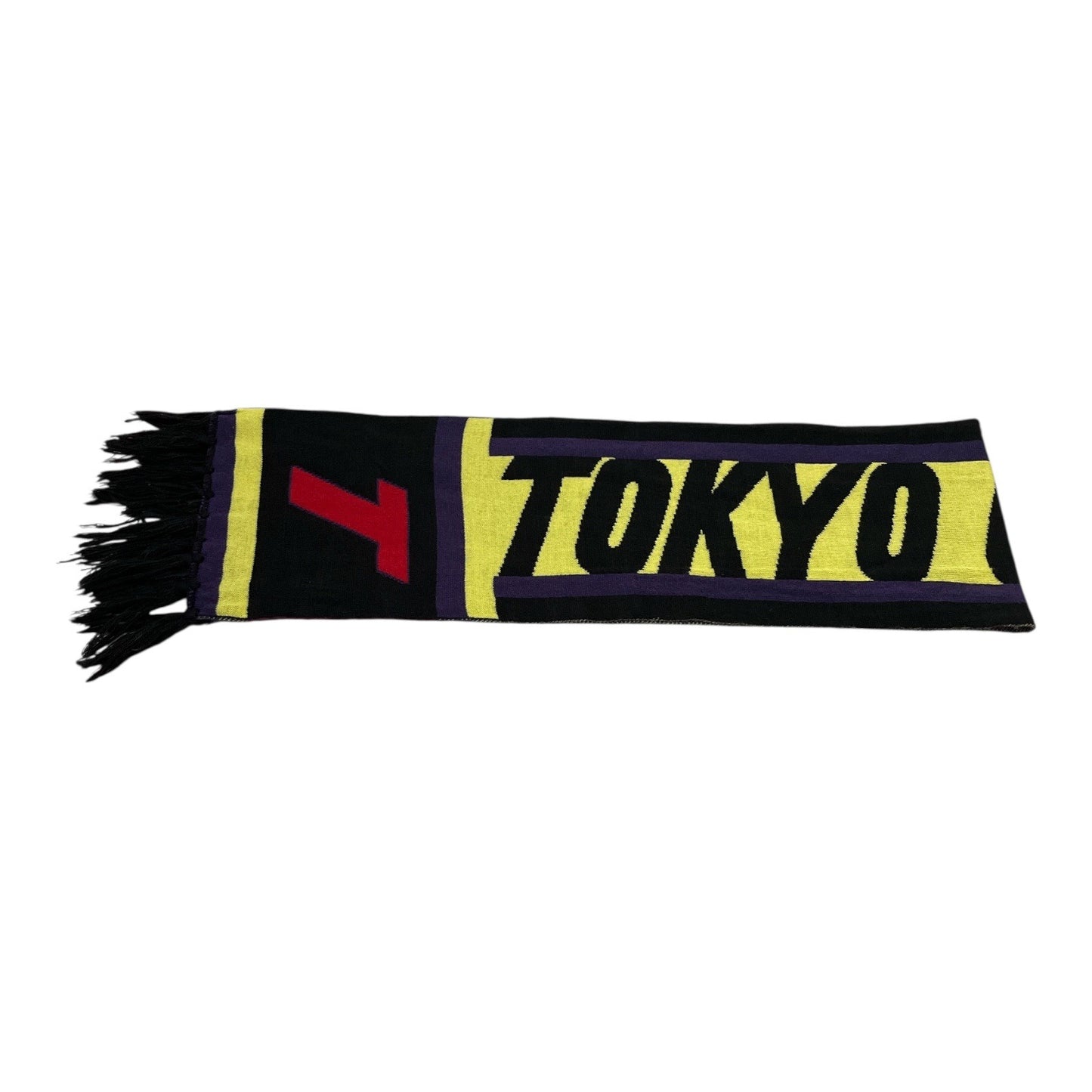 Art Class Tokyo Circuit Scarf 56” Fringed Knit Acrylic Target 2018 OSFM
