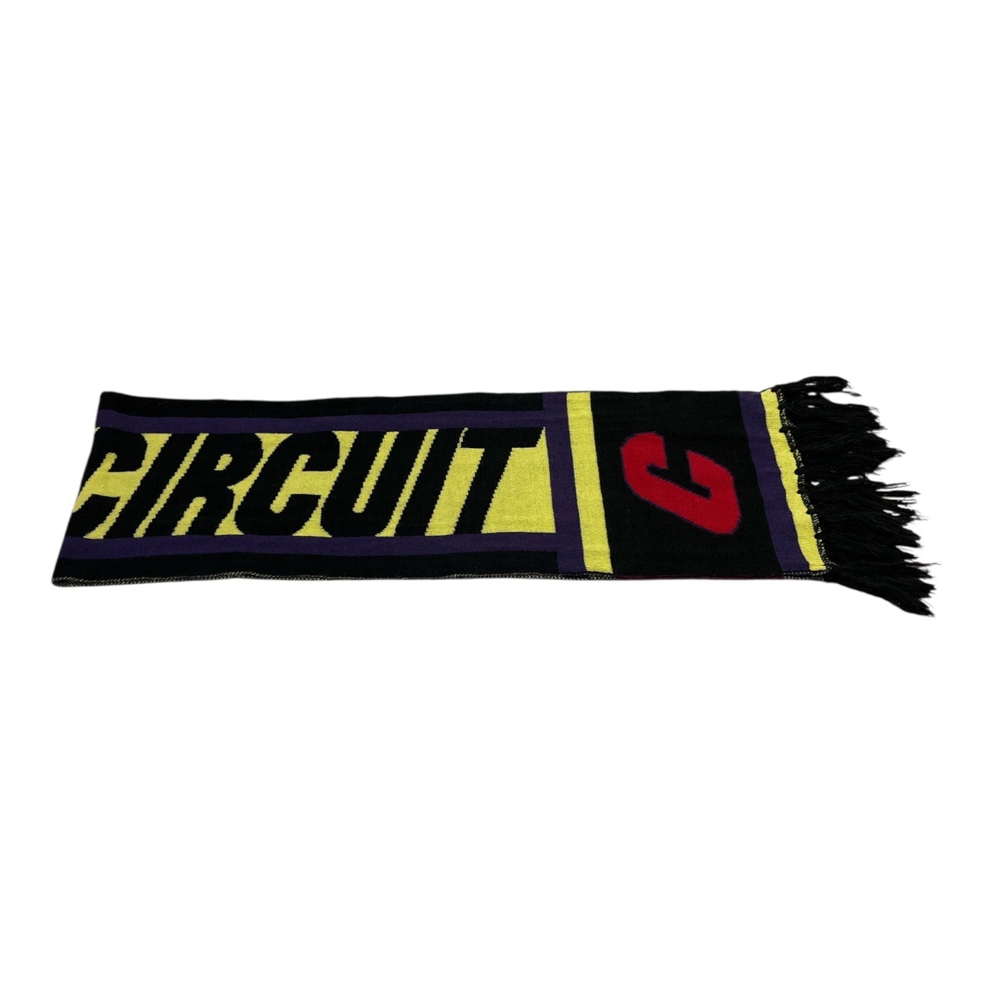 Art Class Tokyo Circuit Scarf 56” Fringed Knit Acrylic Target 2018 OSFM