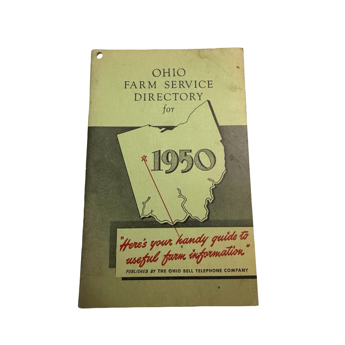 1950 Ohio Farm Service Directory Ohio Bell Telephone Vintage Agricultural Ephemera