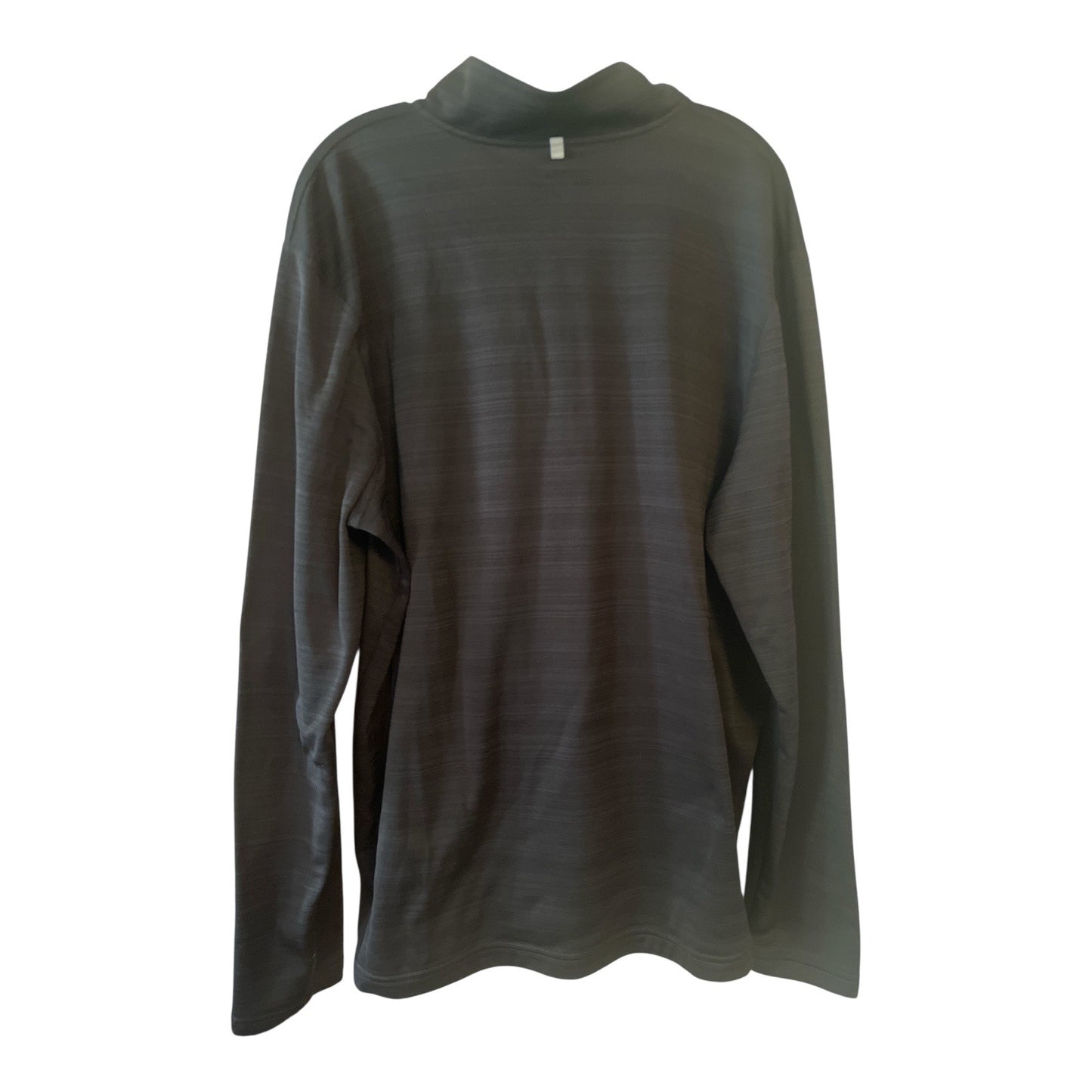 FILA Sport Men’s XXL Quarter Zip Pullover Black Neon Trim Long Sleeve Shirt