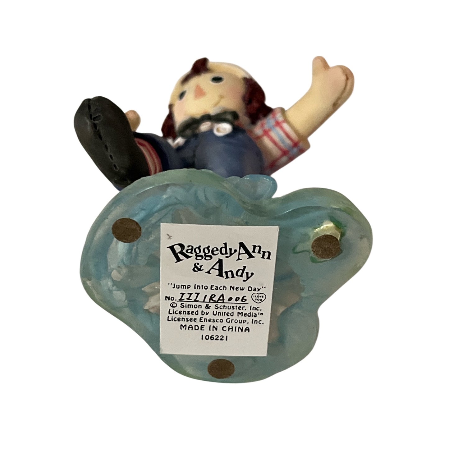 Vintage Raggedy Ann Figurine “Jump Into Each New Day” Enesco 2006