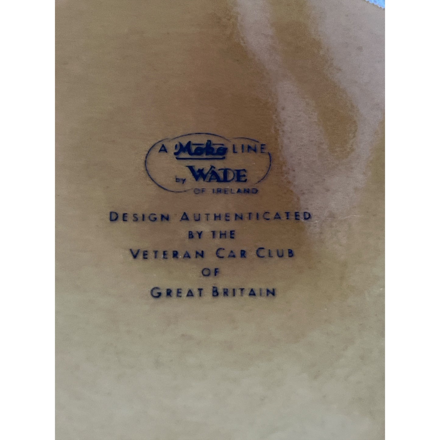 Vintage Wade Ireland Veteran Cars White Steam Car Mug 1903 Automobile