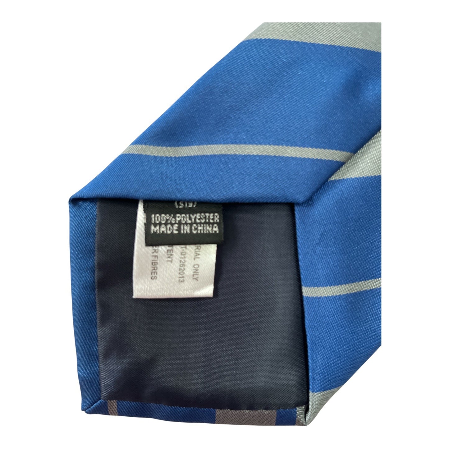 Harry Potter Ravenclaw Striped Necktie – Blue & Gray with Crest – Warner Bros