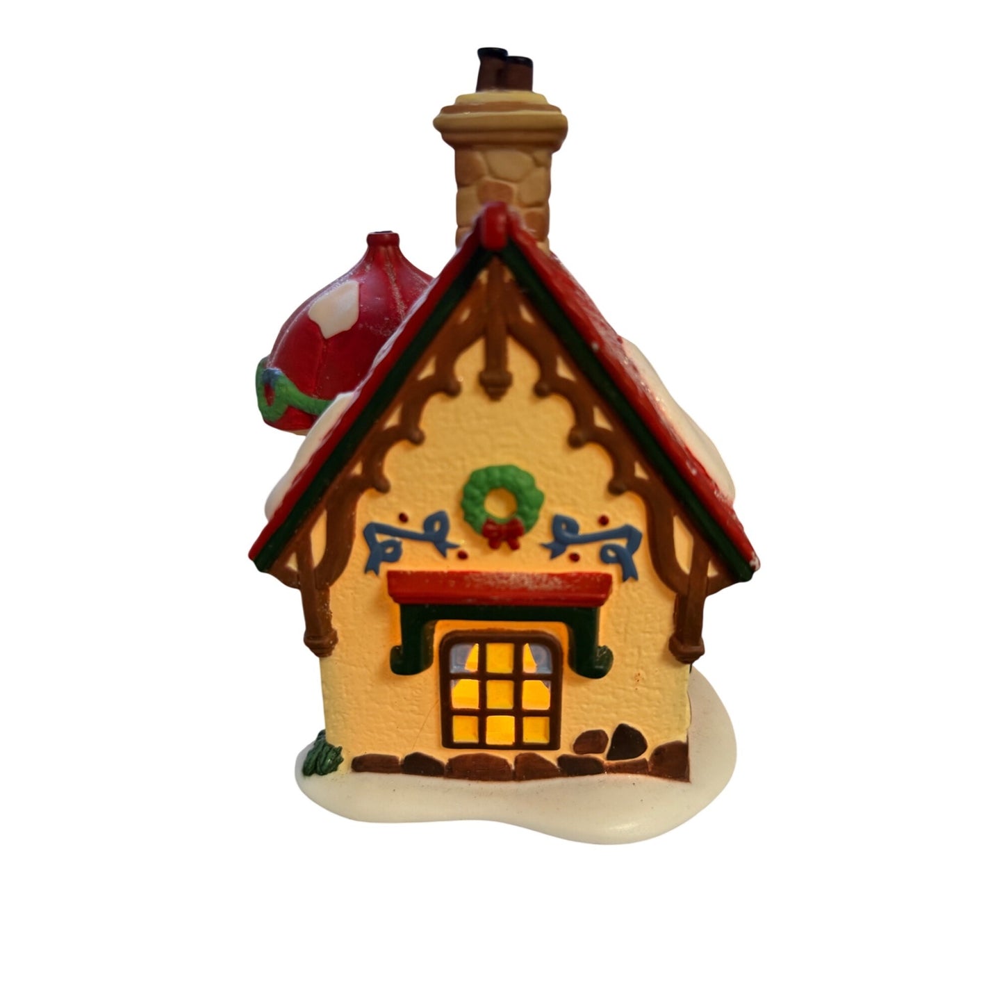 Department 56 Custom Stitchers Elf Land North Pole Series 1998 Lighted Village