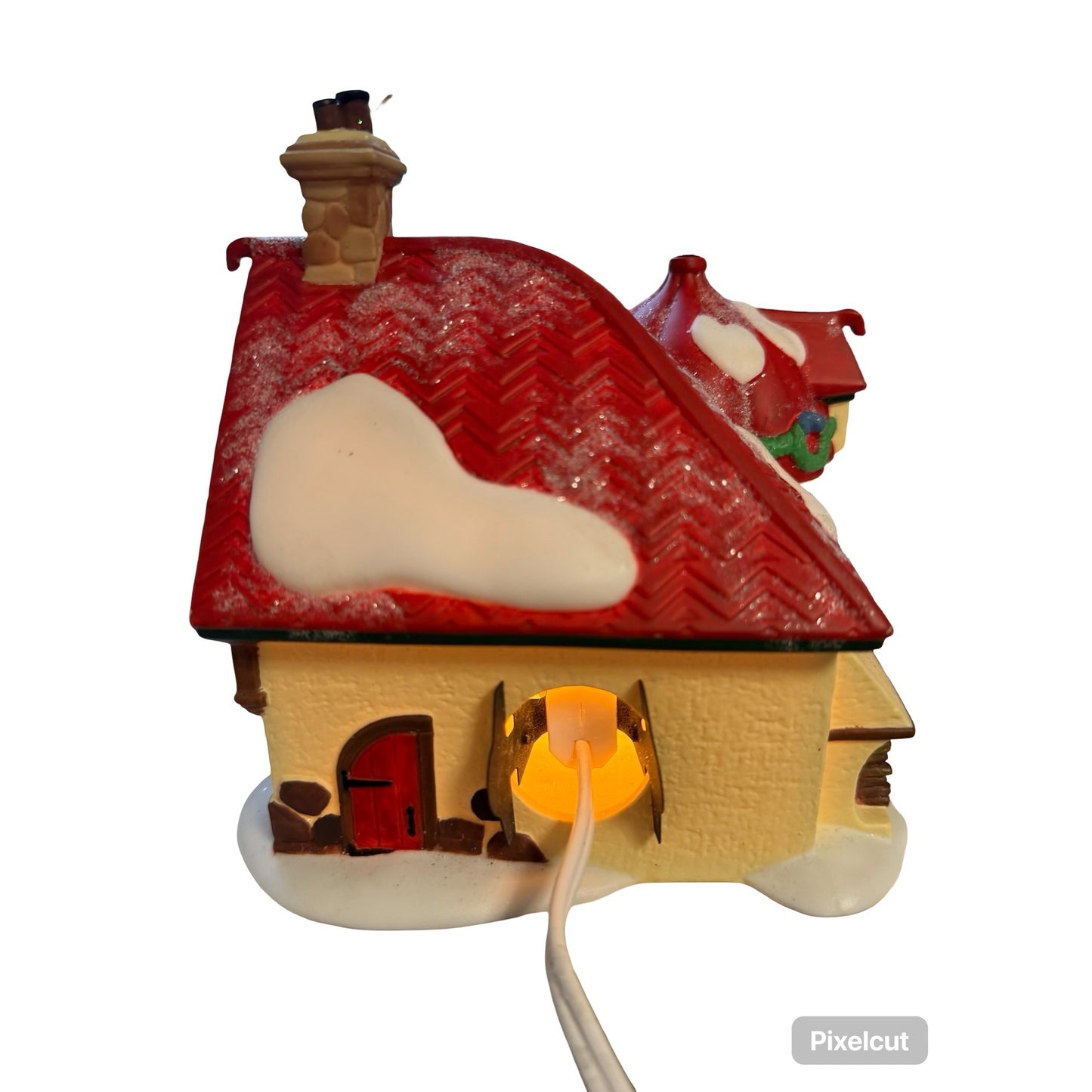Department 56 Custom Stitchers Elf Land North Pole Series 1998 Lighted Village