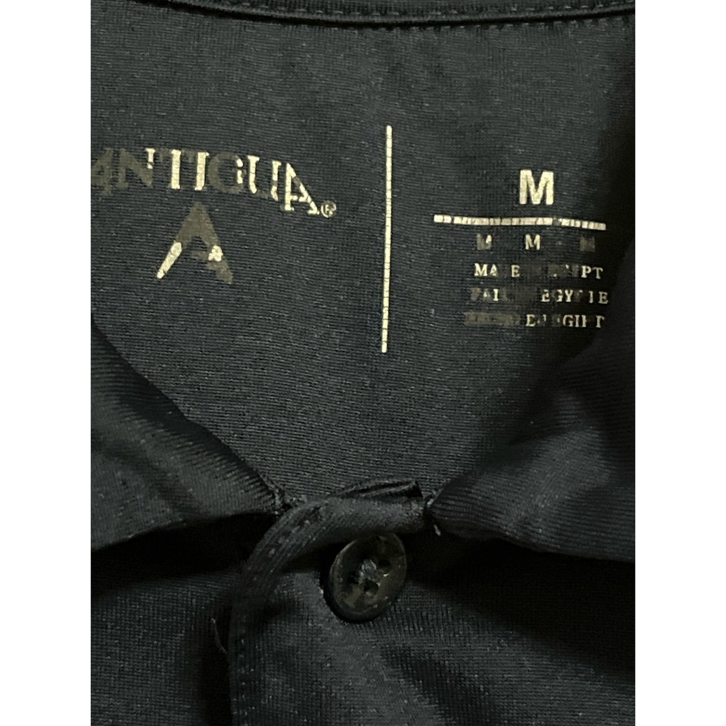 Antigua Tampa Bay Lightning Polo Shirt Men’s Medium Navy NHL Logo Performance