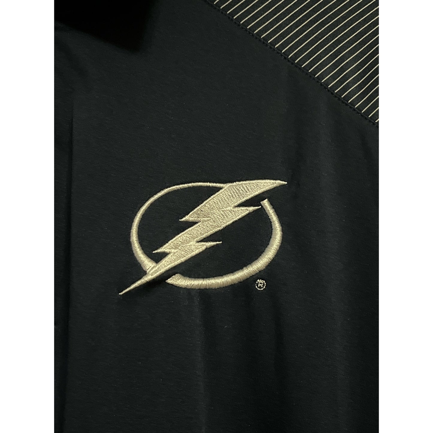 Antigua Tampa Bay Lightning Polo Shirt Men’s Medium Navy NHL Logo Performance