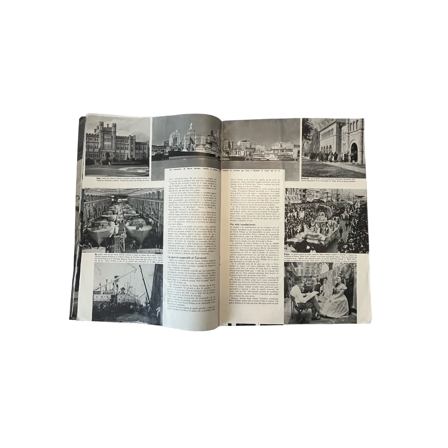 Vintage En Guardia Magazine WWII New Orleans Feature Admiral Nimitz Spanish 1940s