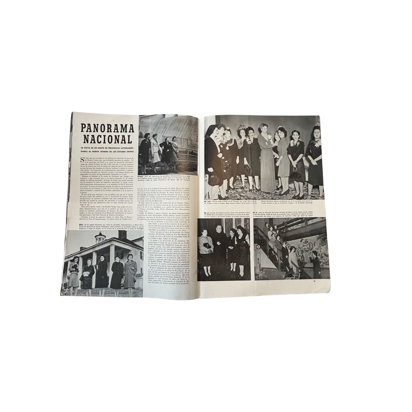 Vintage En Guardia Magazine WWII New Orleans Feature Admiral Nimitz Spanish 1940s
