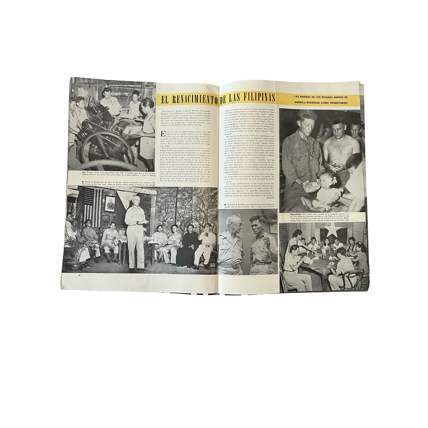 Vintage En Guardia Magazine WWII New Orleans Feature Admiral Nimitz Spanish 1940s