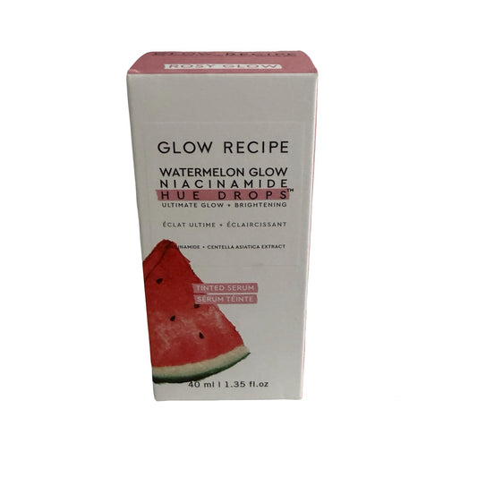 Glow Recipe Watermelon Glow Niacinamide Hue Drops Rosy Glow Tinted Serum 40ml NIB