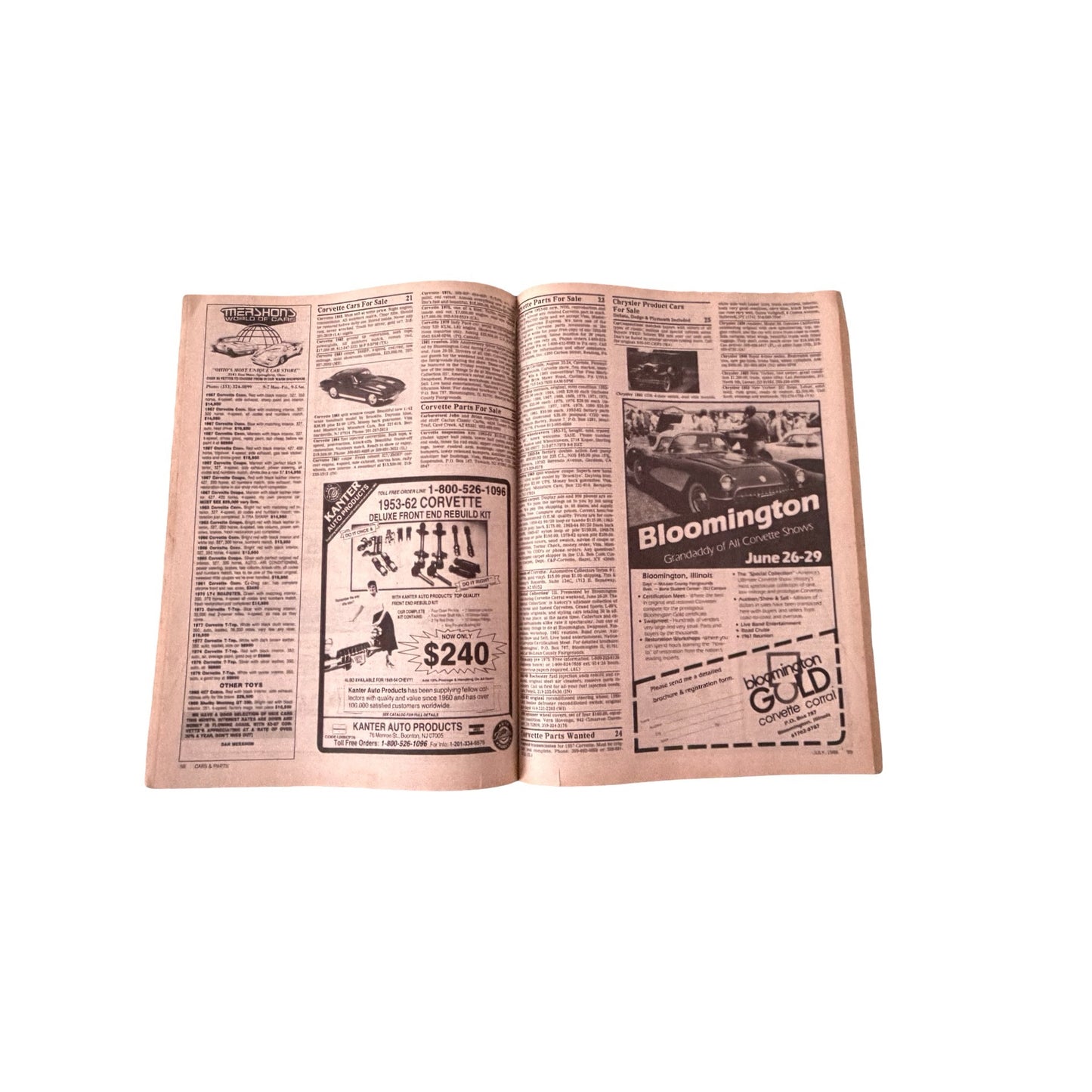 Cars & Parts Magazine July 1986 Vintage Car Hobbyist Magazine 1950 Ford Ragtop Andy Granatelli