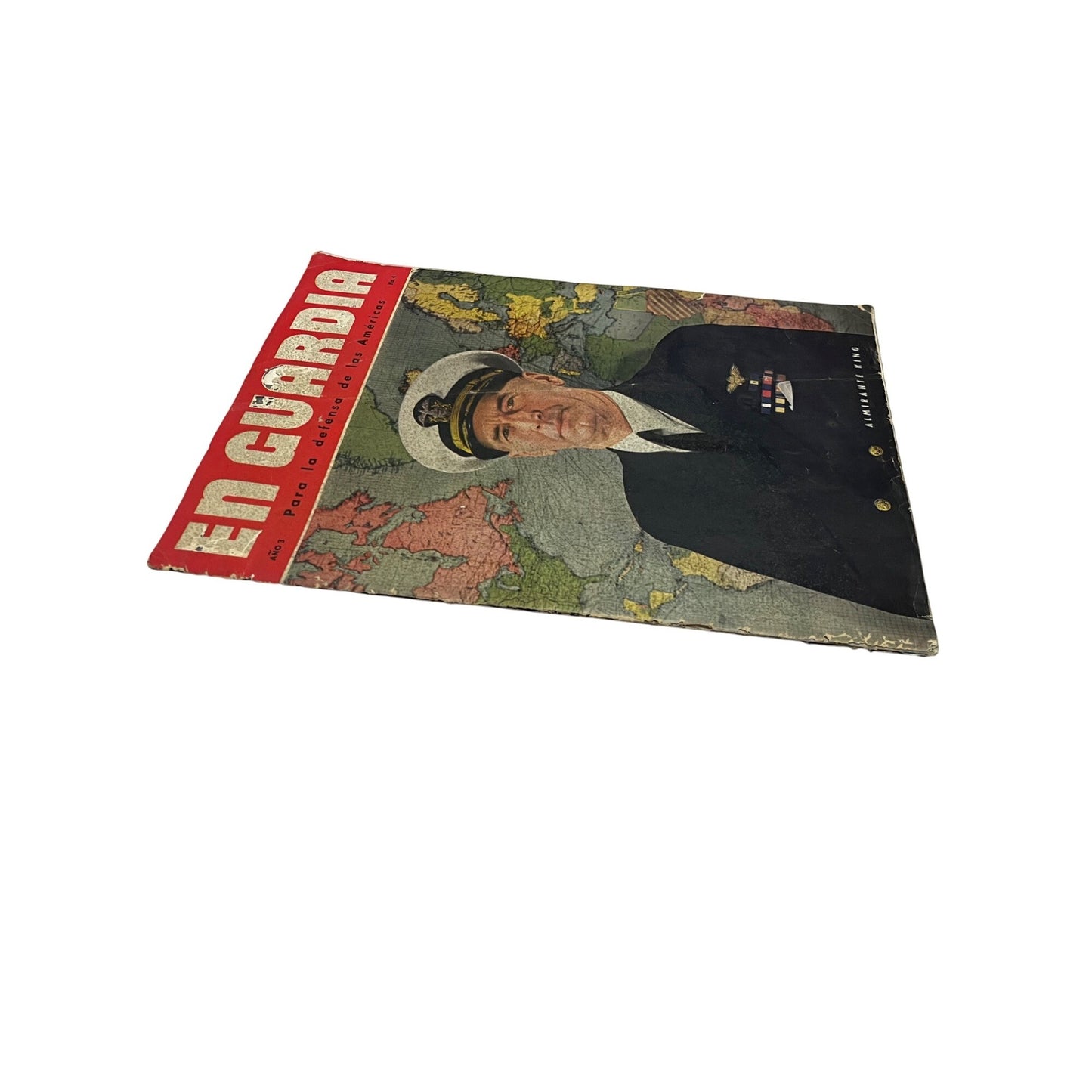 Vintage En Guardia Magazine Spanish WWII Era Americas Defense Año 3 No 4