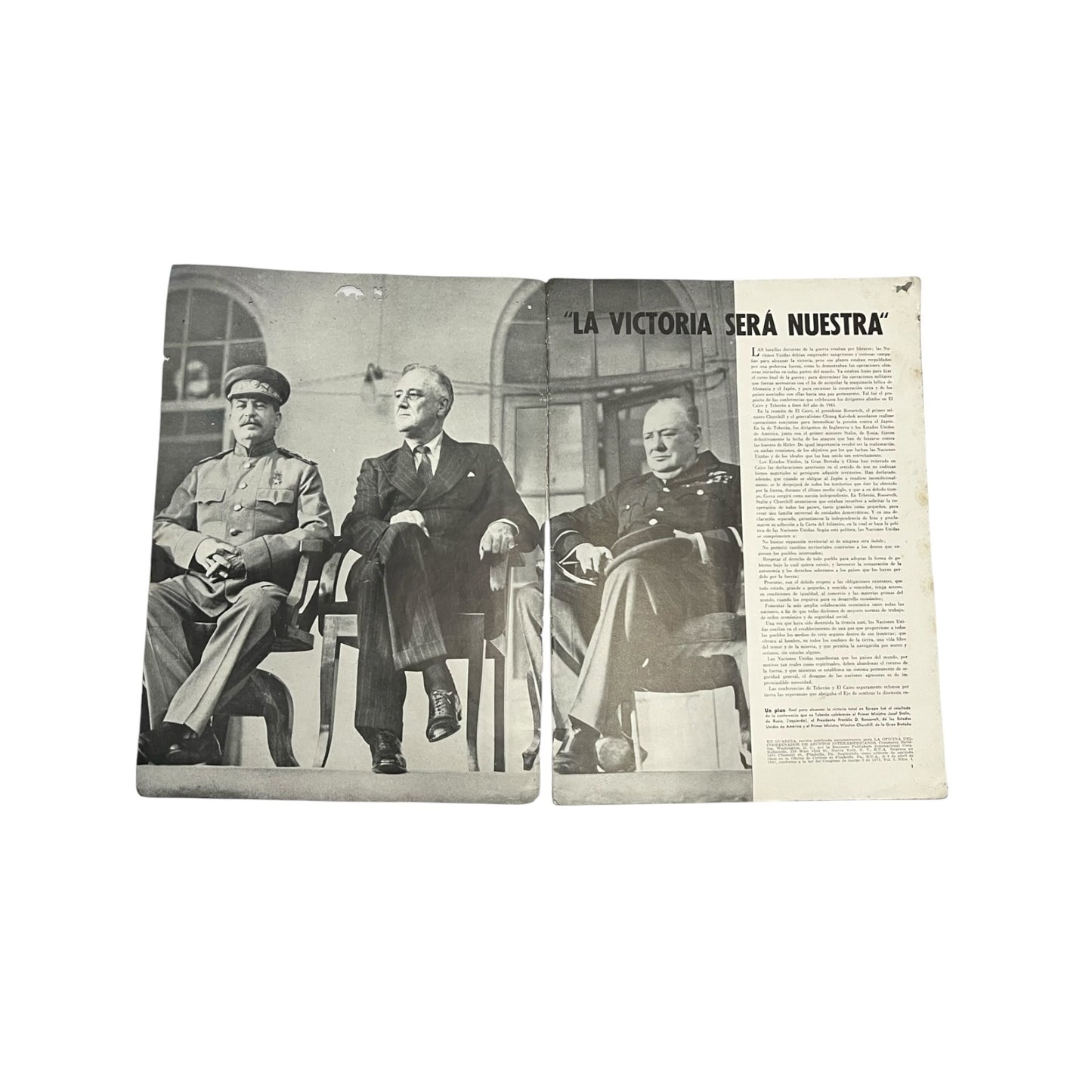 Vintage En Guardia Magazine Spanish WWII Era Americas Defense Año 3 No 4