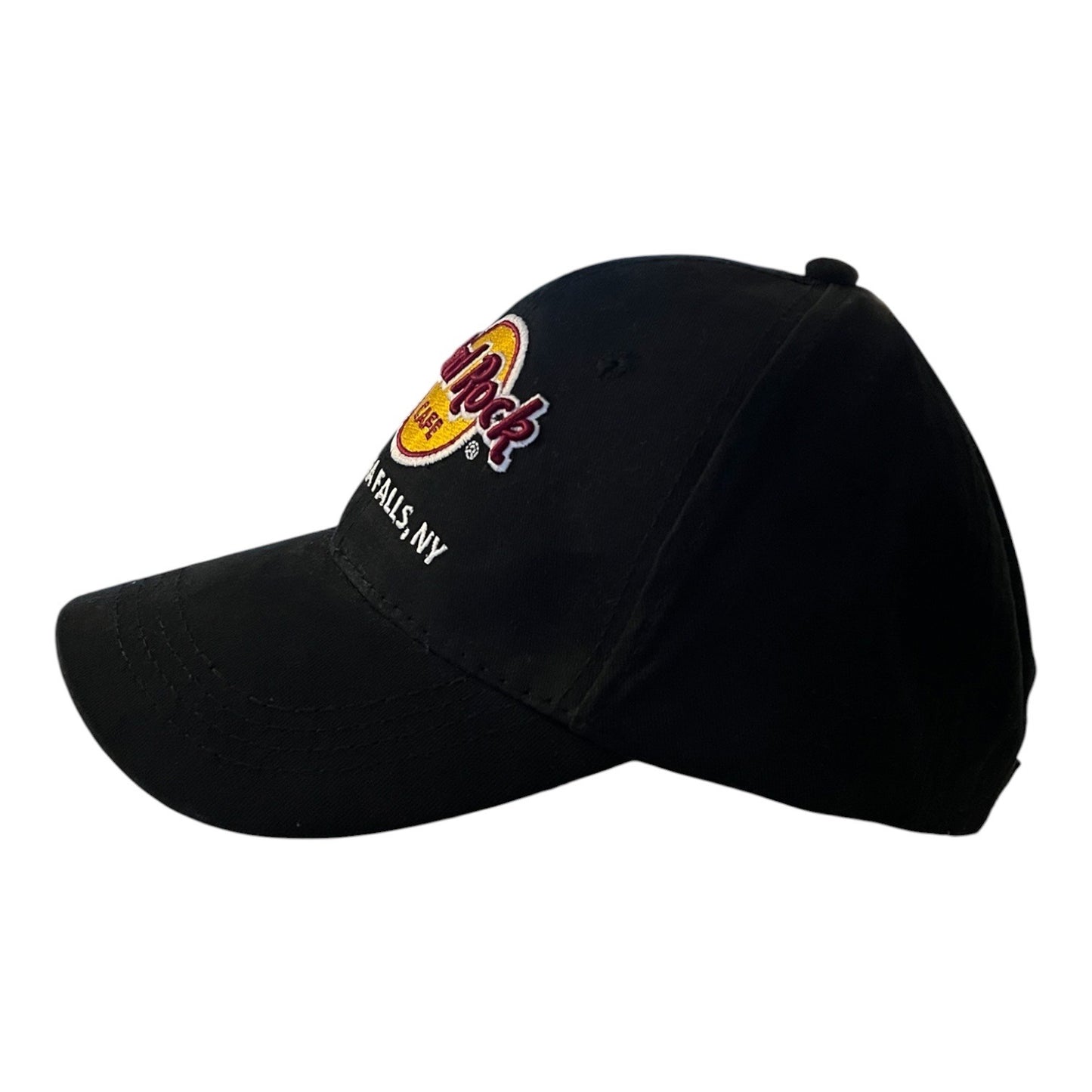 Hard Rock Cafe Niagara Falls NY Hat Black Adjustable Baseball Cap Cotton