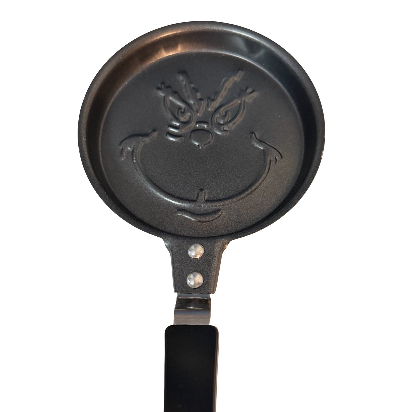 Dr. Seuss The Grinch Mini Pancake Pan Nonstick 5" Egg Skillet Embossed Face 2024