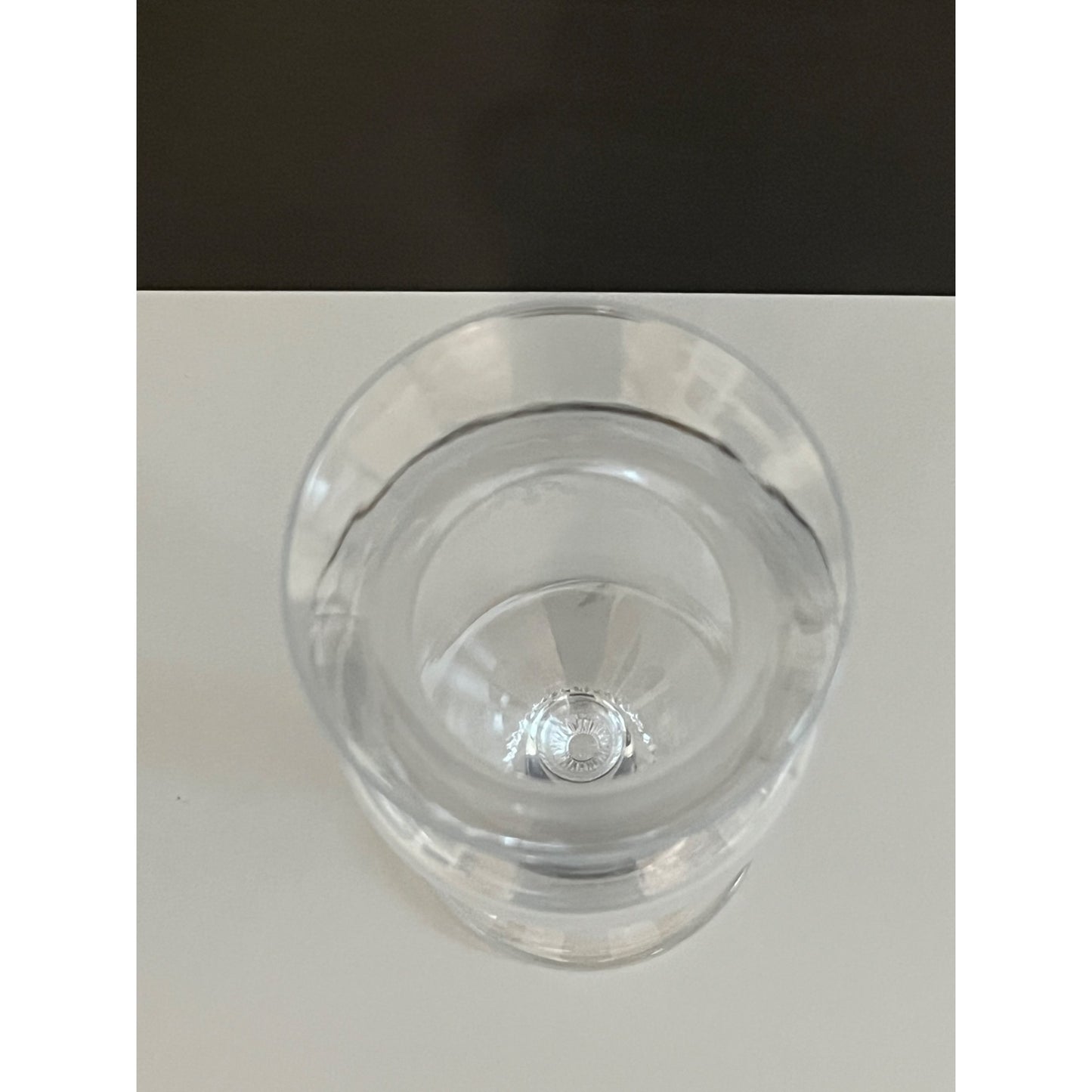 Cristal d’Arques France Etched Crystal Vase – Vintage Pedestal Flower Vase – 9x3
