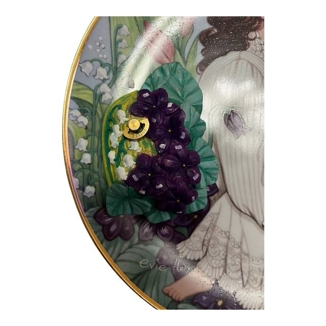 Vintage Franklin Mint Evie Bricusse Musical Collector Plates Set of 2 1992