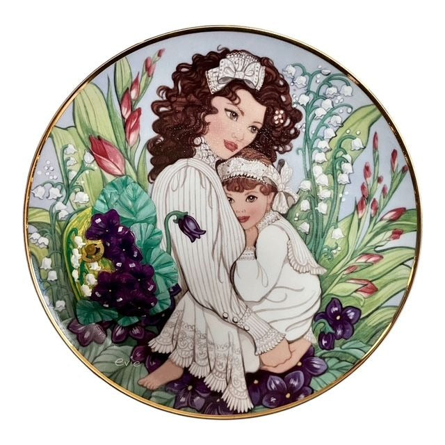 Vintage Franklin Mint Evie Bricusse Musical Collector Plates Set of 2 1992