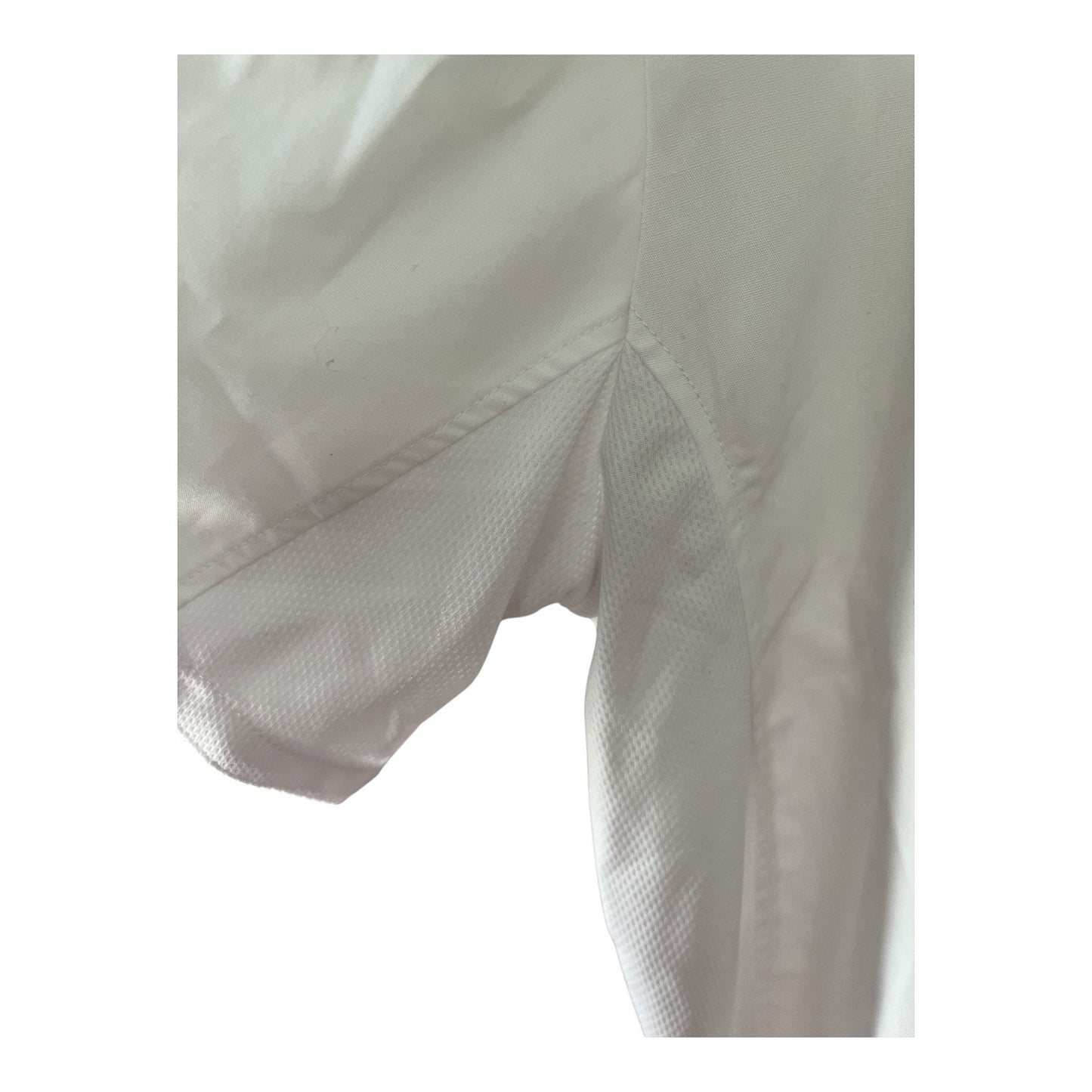 Chef Works White Short Sleeve Button-Down Shirt – Size XL – 65/35 Poly Cotton