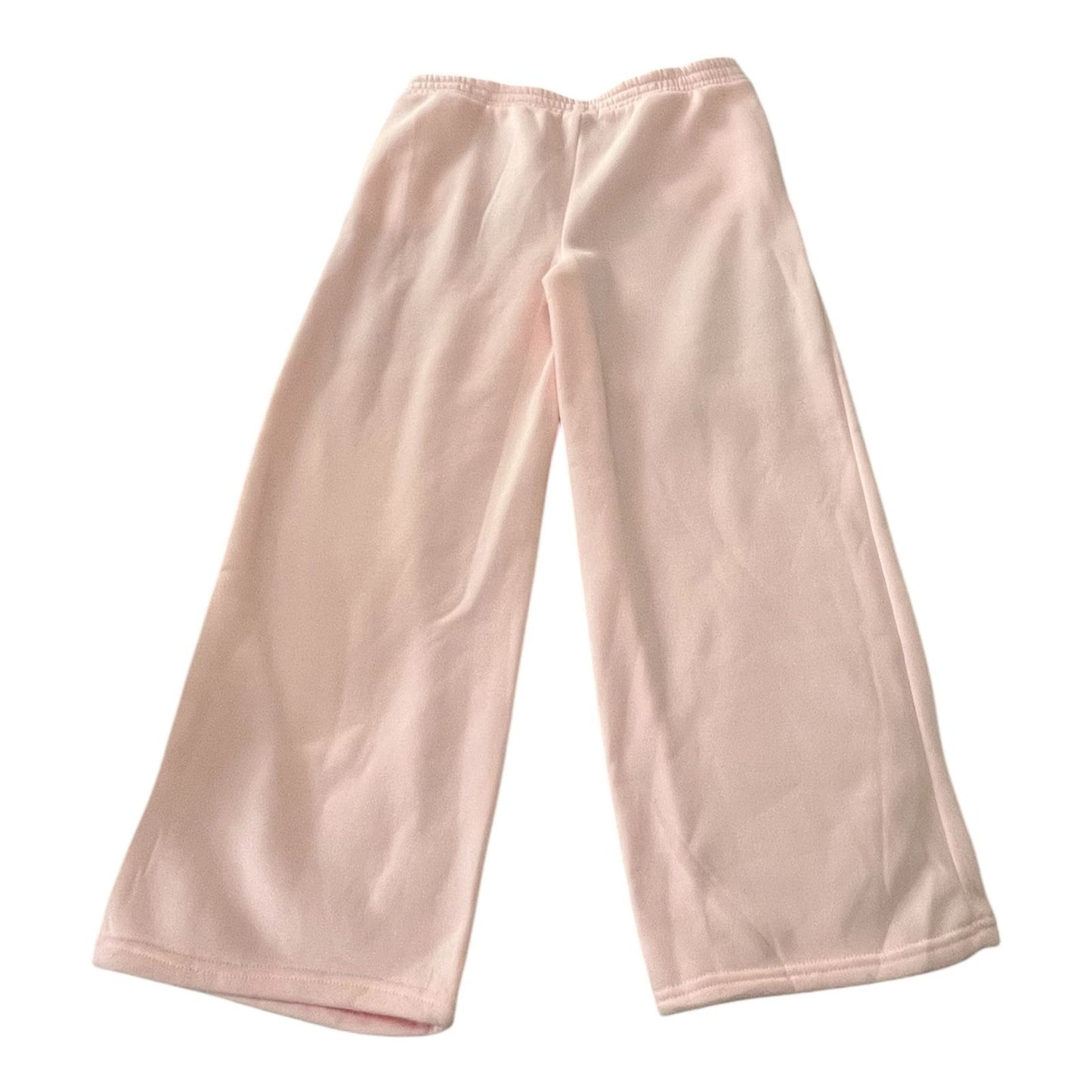 Lucky You Reindeer Sleigh All Day Pink Holiday Sweatpants – Girls Size XL (14), New with Tag