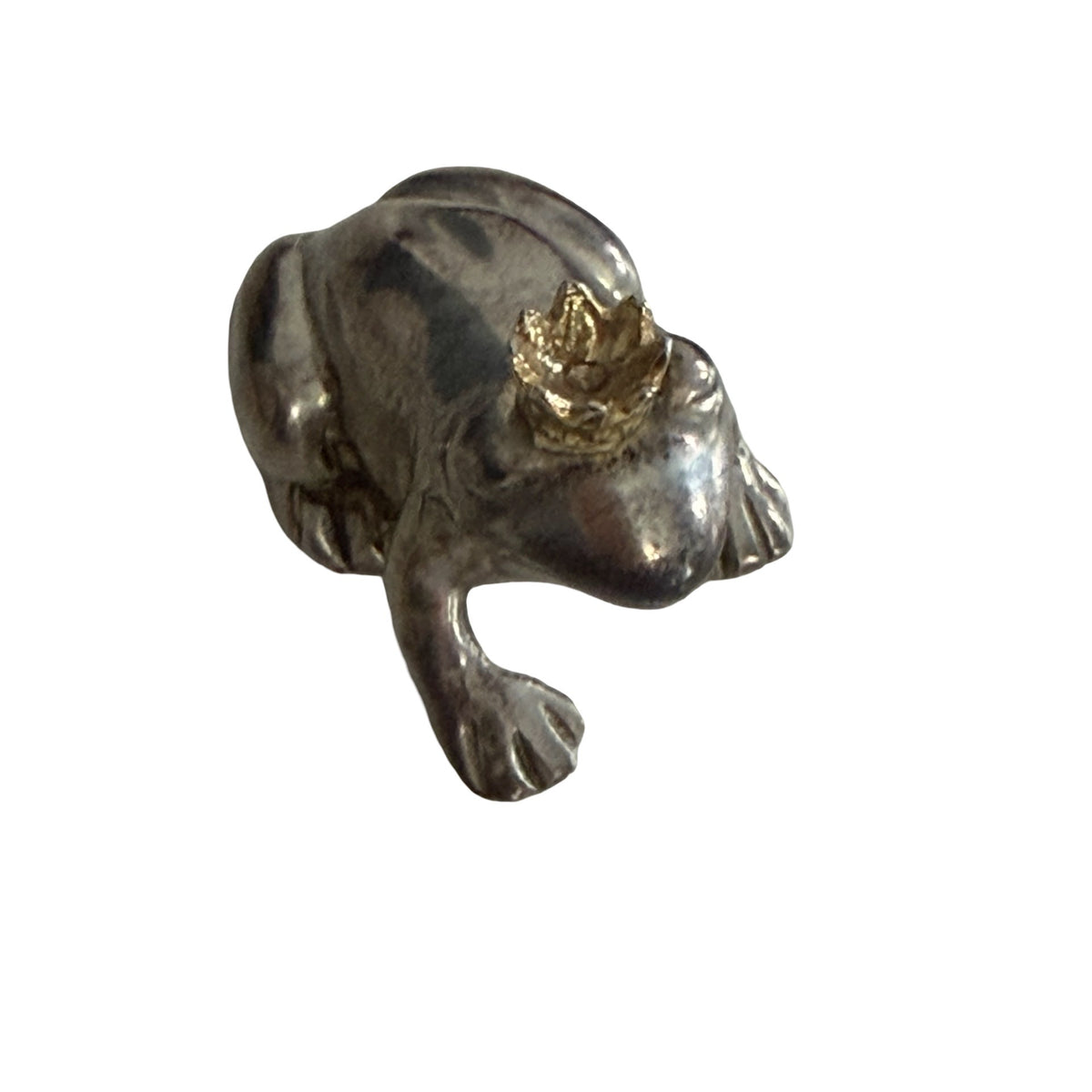 Vilmain You’re My Prince Sterling Silver 925 Frog Golden Crown Boxed 2006
