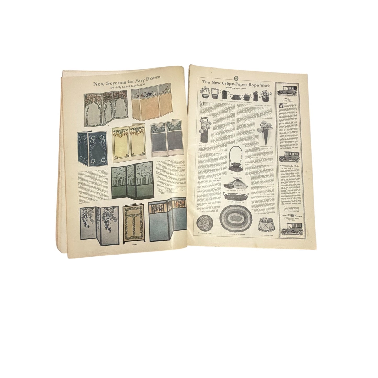 The Ladies' Home Journal November 1911 Magazine C. Coles Phillips Cover Antique Fashion Ads