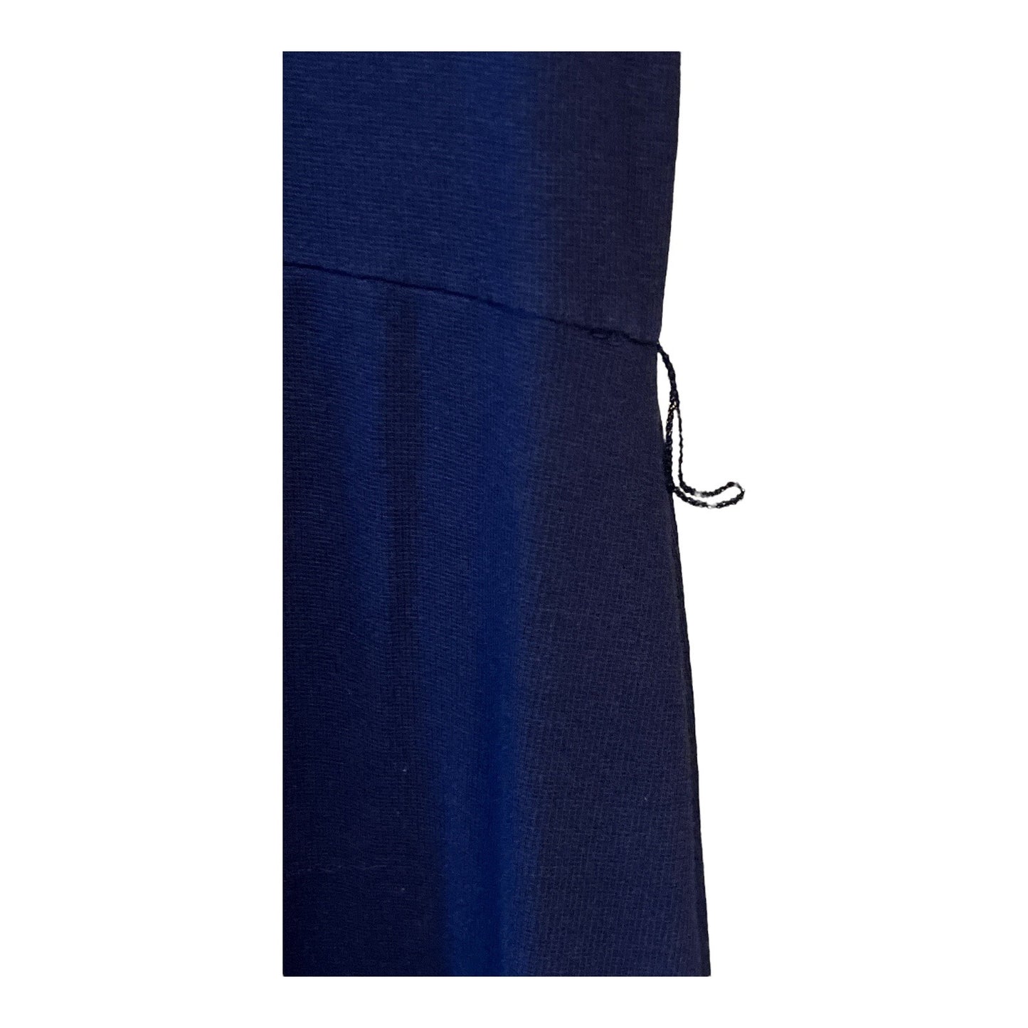 Lauren Ralph Lauren Navy Blue Long Sleeve Midi Dress – Size 4 – Gold Button Detail – 2010s Classic Style