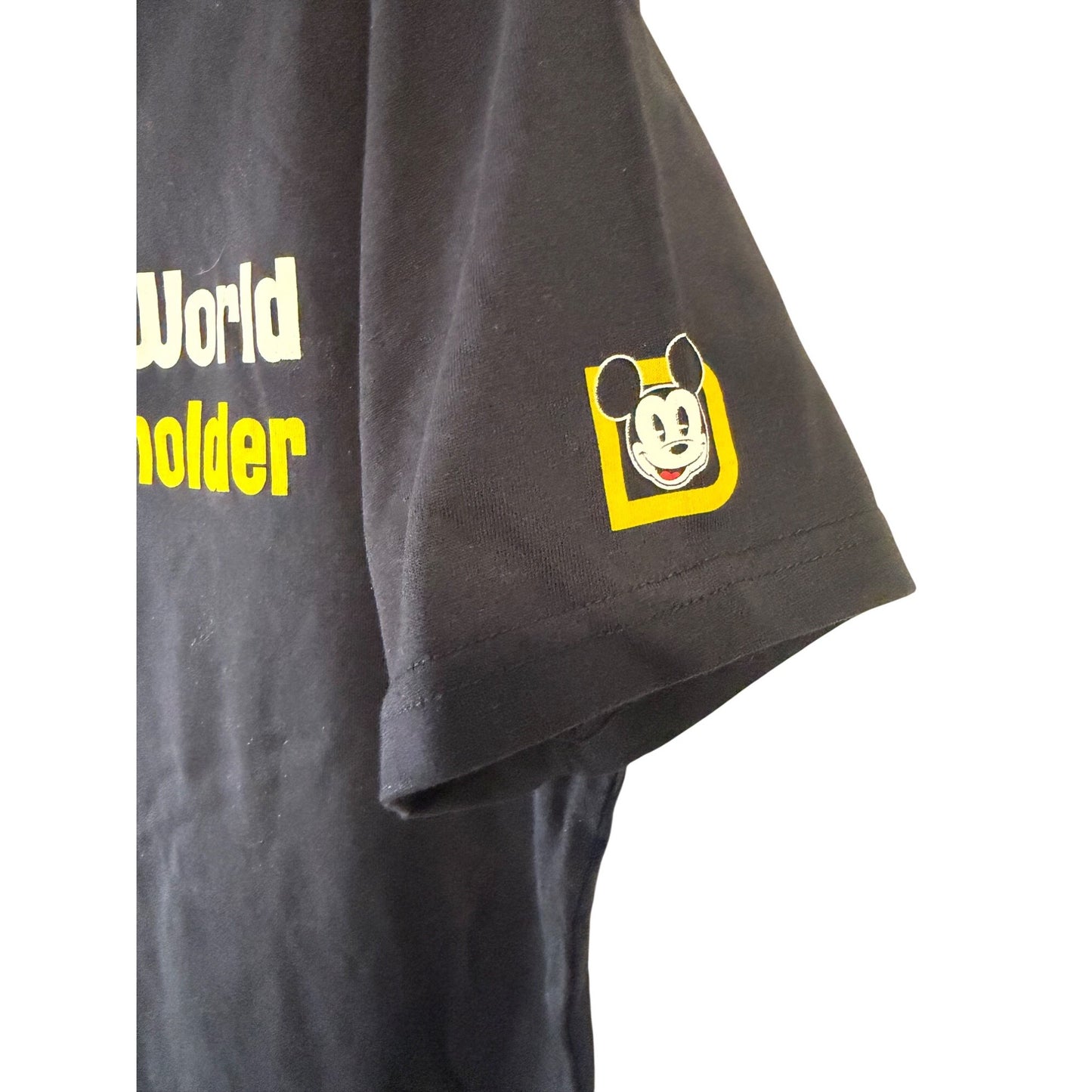 Disney Parks Walt Disney World Annual Passholder T-Shirt Black Adult Small NWT