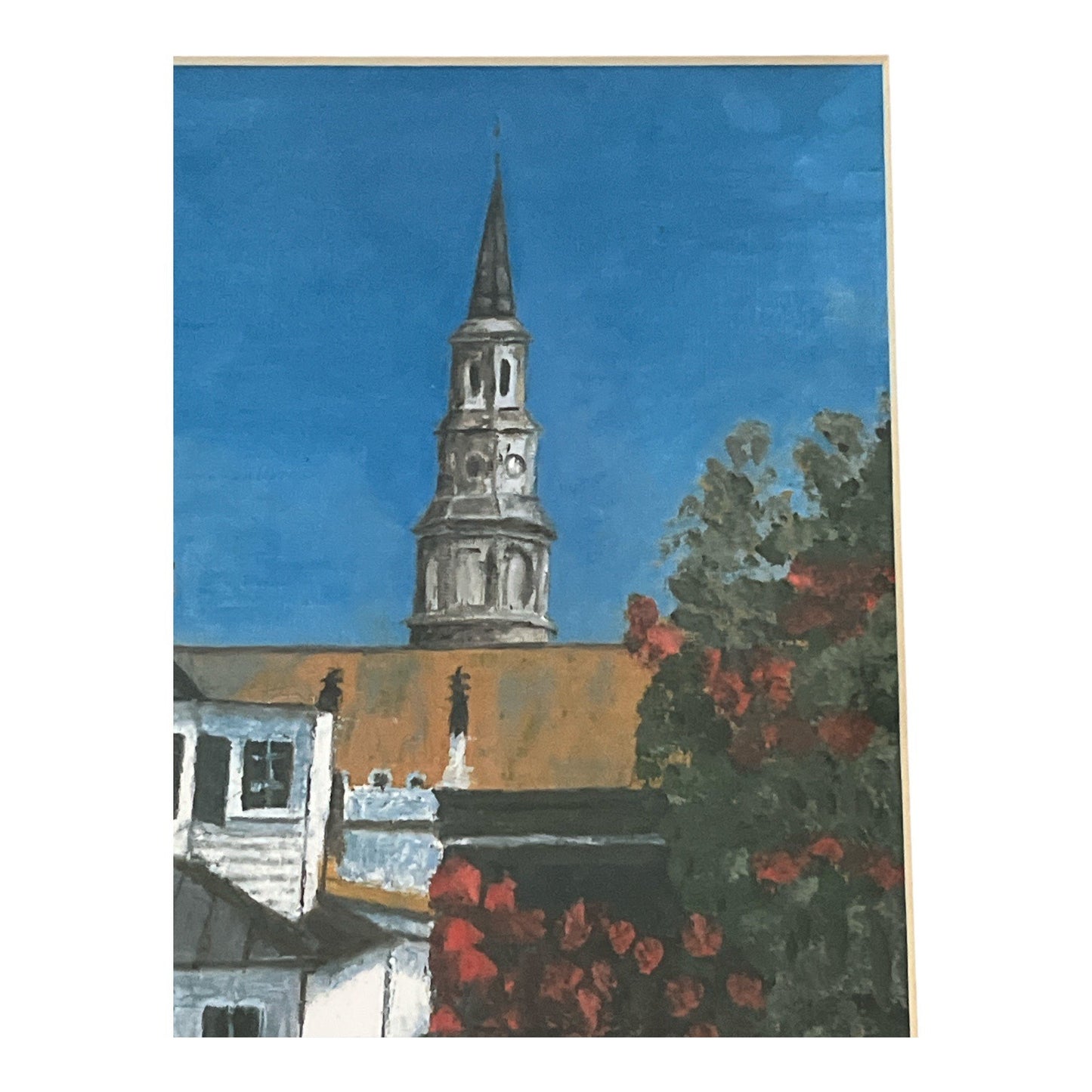 Susan Burke Southern Charm Signed Limited Edition Print 2/150 Charleston Style Matted 14x11