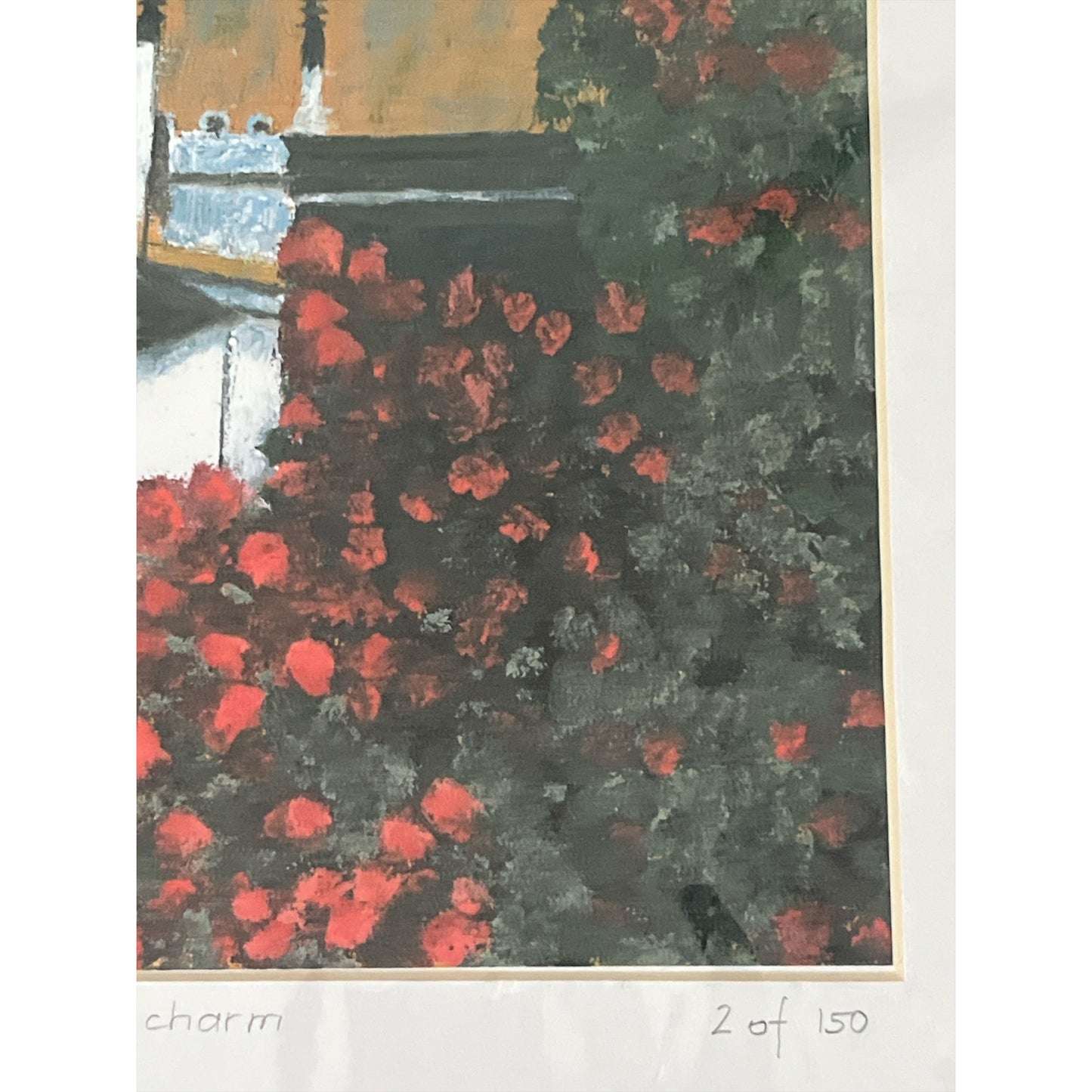 Susan Burke Southern Charm Signed Limited Edition Print 2/150 Charleston Style Matted 14x11