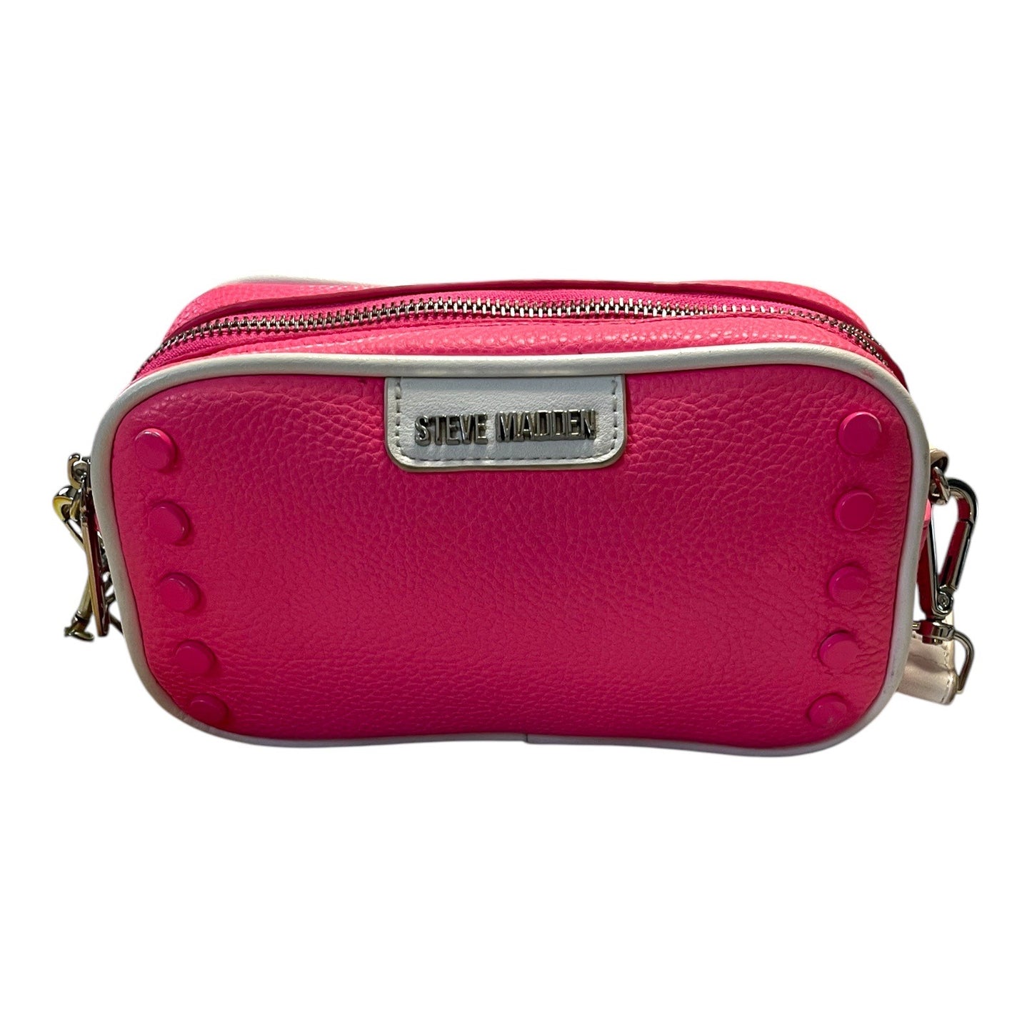 Steve Madden Pink Double Zip Crossbody Bag Y2K Era