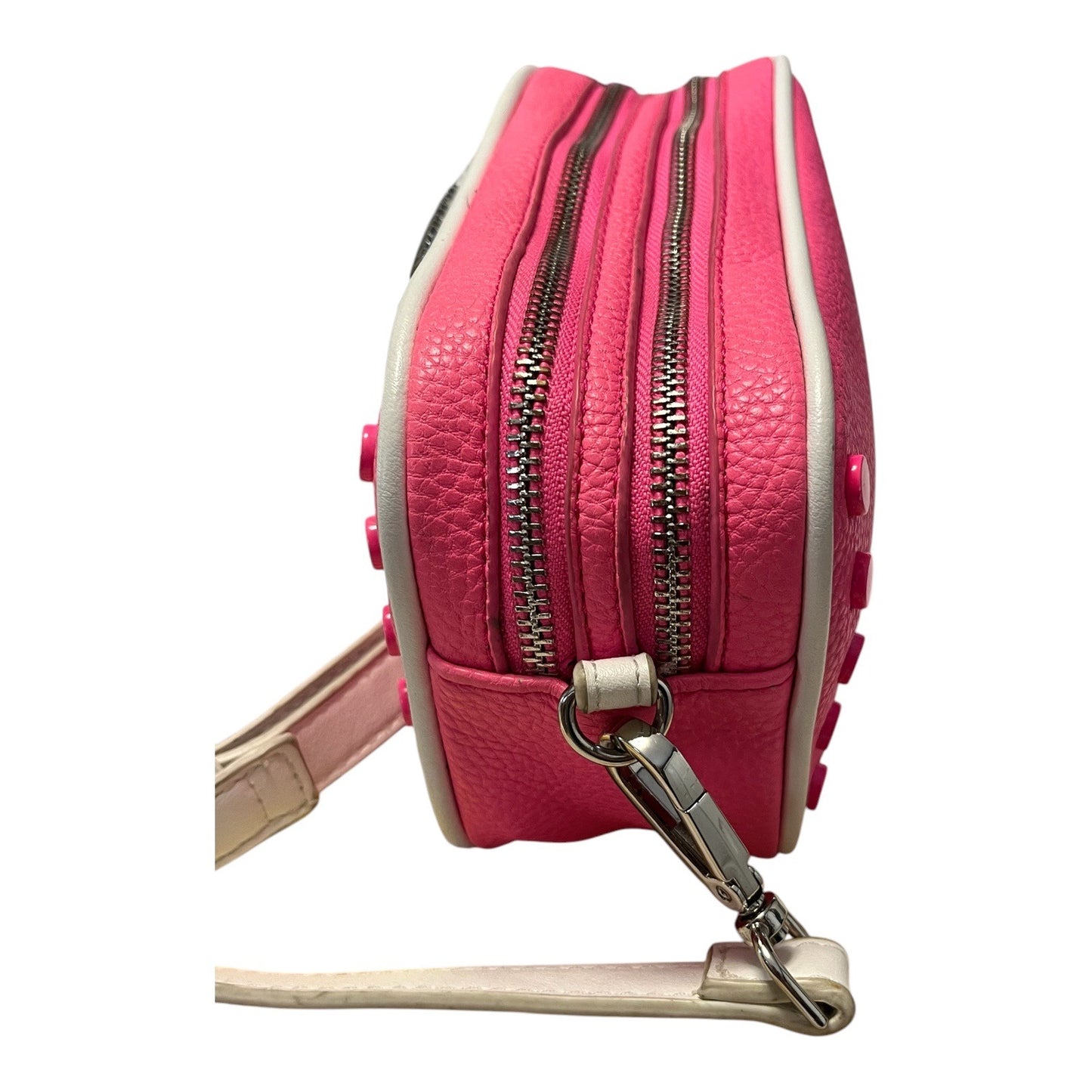 Steve Madden Pink Double Zip Crossbody Bag Y2K Era