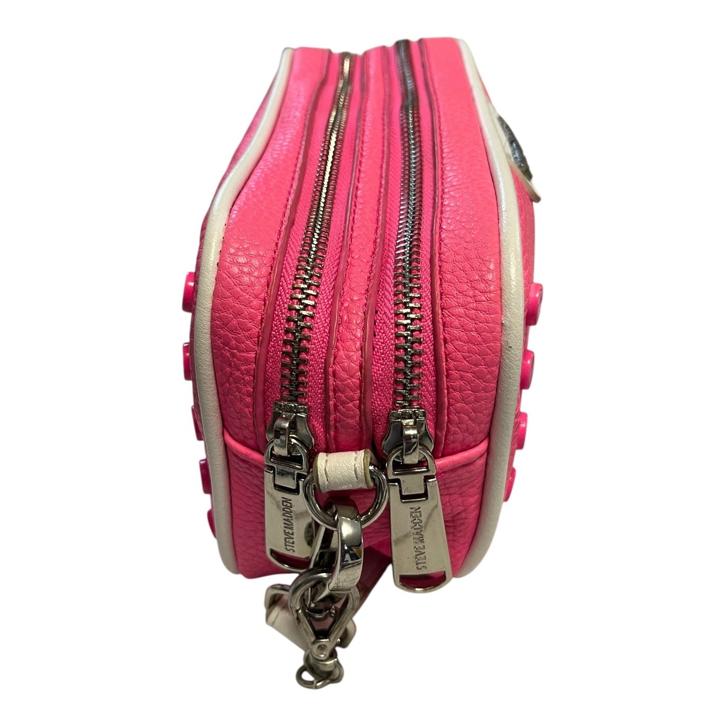 Steve Madden Pink Double Zip Crossbody Bag Y2K Era