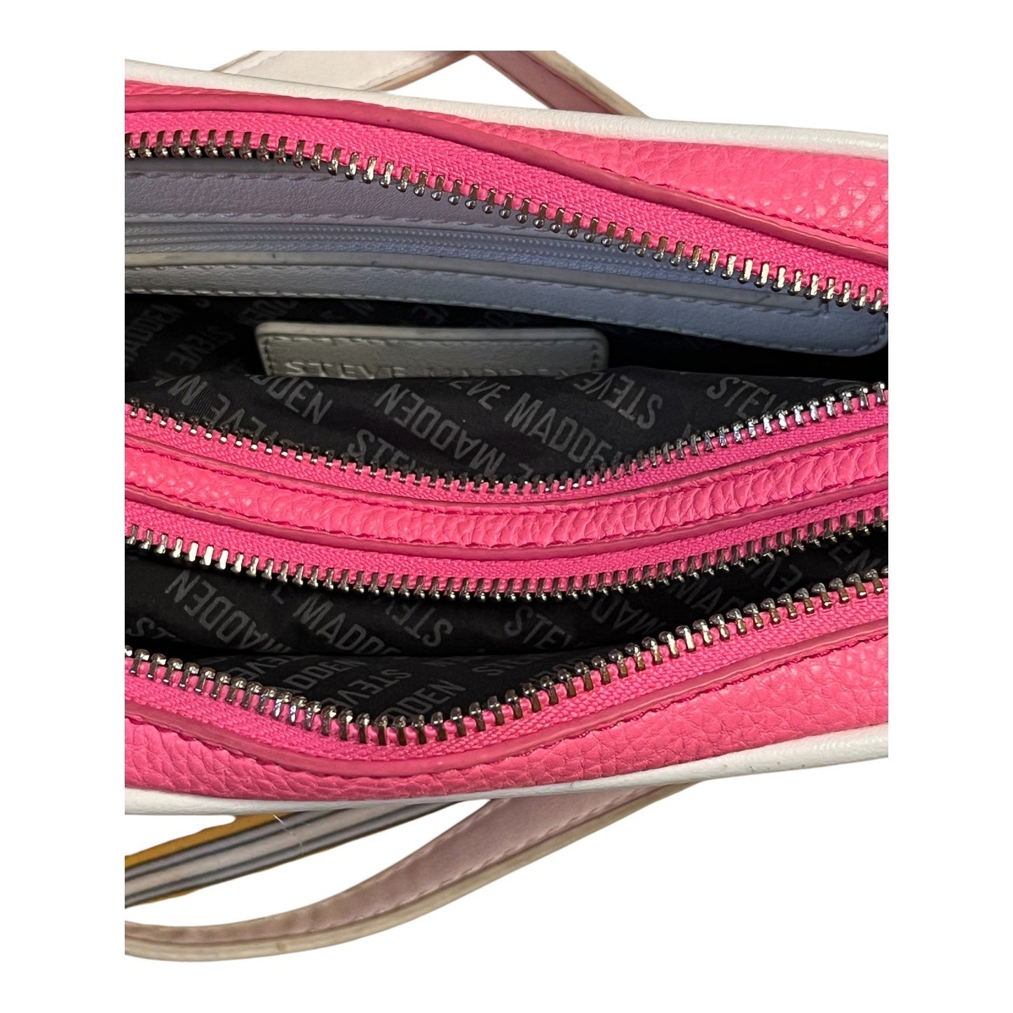 Steve Madden Pink Double Zip Crossbody Bag Y2K Era