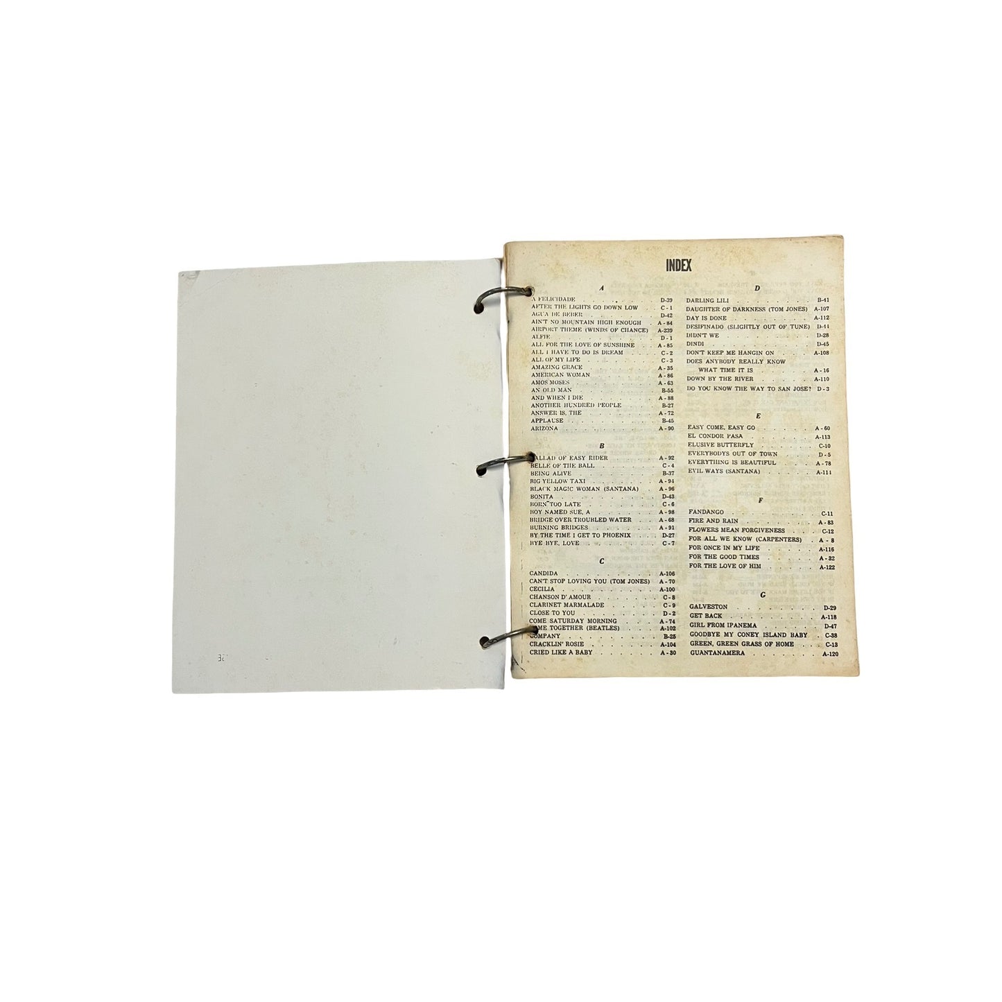 Vintage Requestfully Yours Chicago Edition Song Book Binder Sheet Music Indexed
