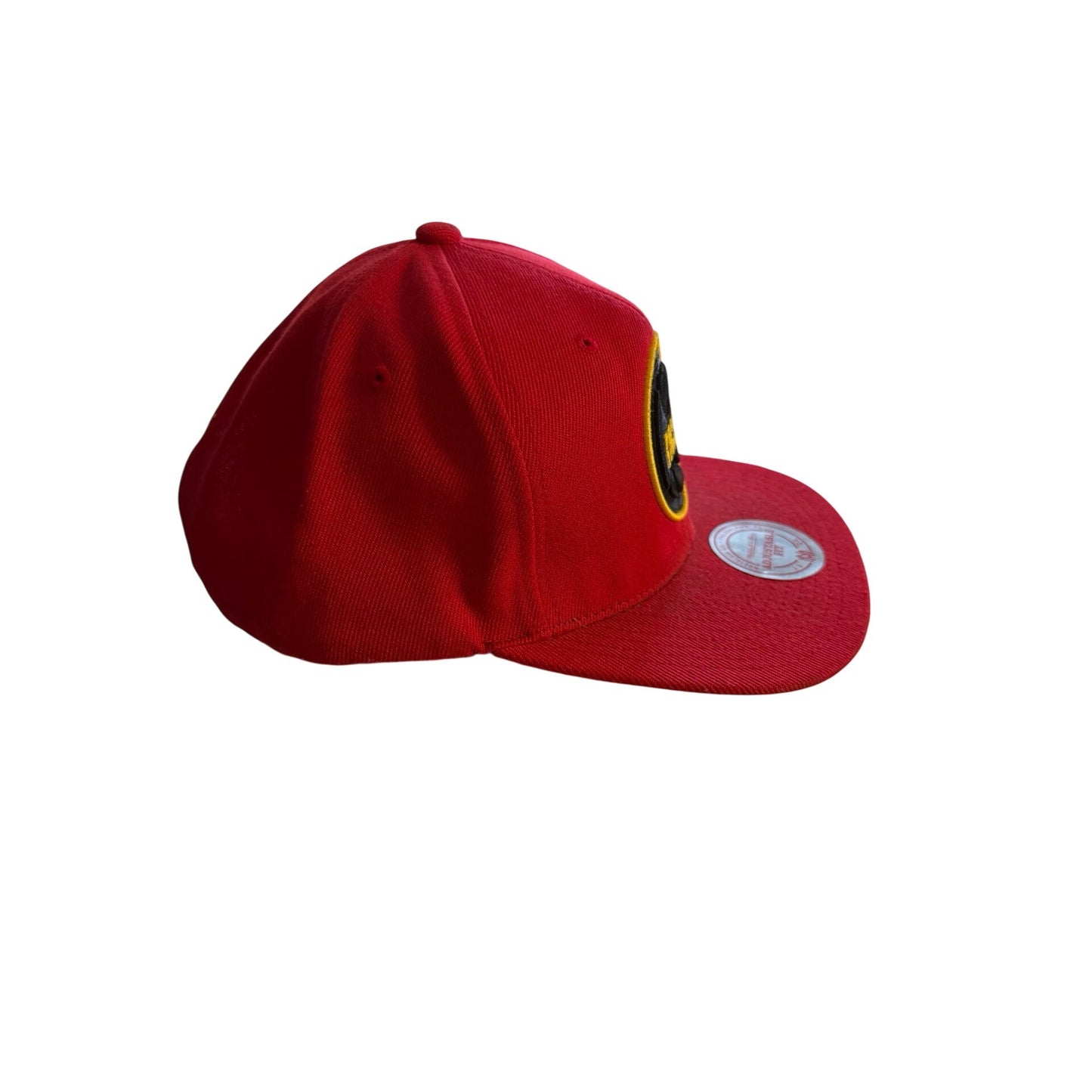 Mitchell & Ness Houston Rockets Snapback Hat Red Adjustable NBA Hardwood Classics