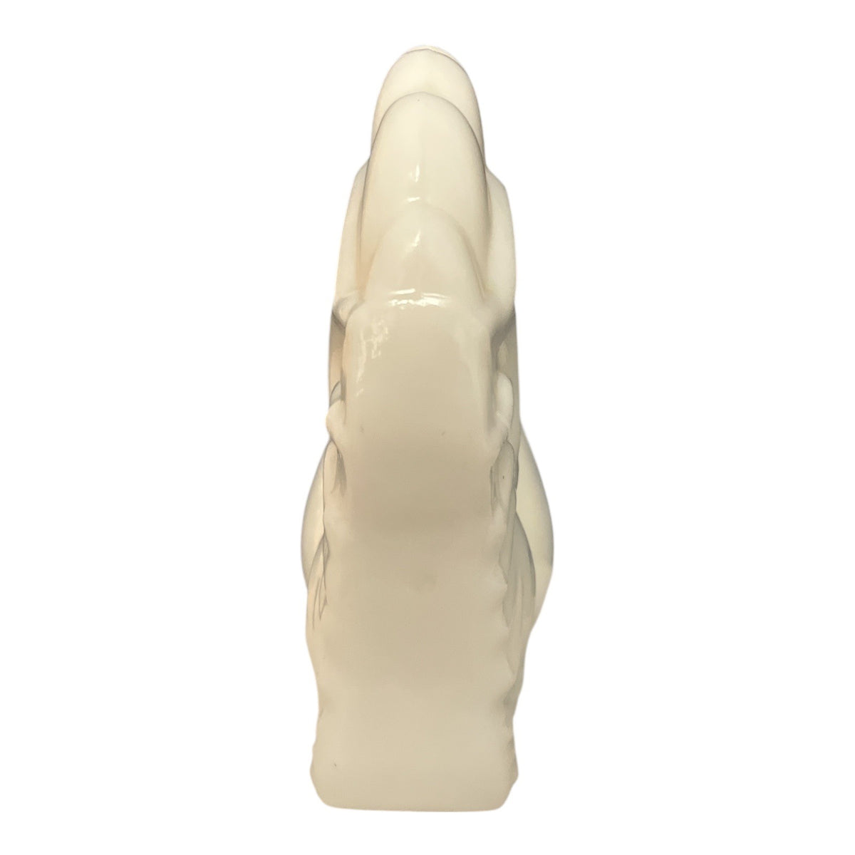 Vintage Avon Milk Glass Rooster Bottle Red Cap 1970s Hand Lotion Container